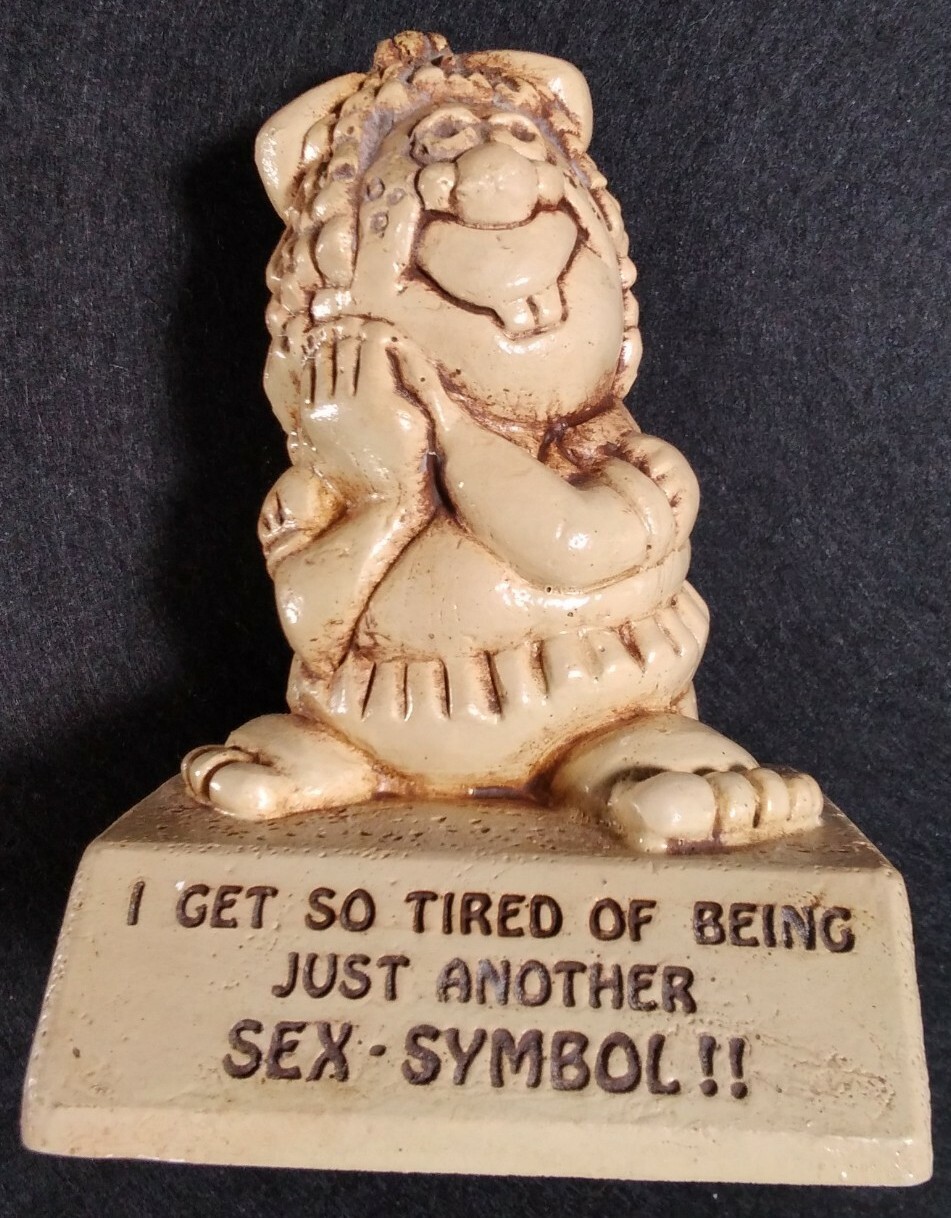 Sex Symbol Paula Figure Vtg 1973 Original Resin Rare USA Desk Statue Funny Sex Symbol Paula Figure Vtg 1973 Original Resin Rare USA Desk Statue Funny