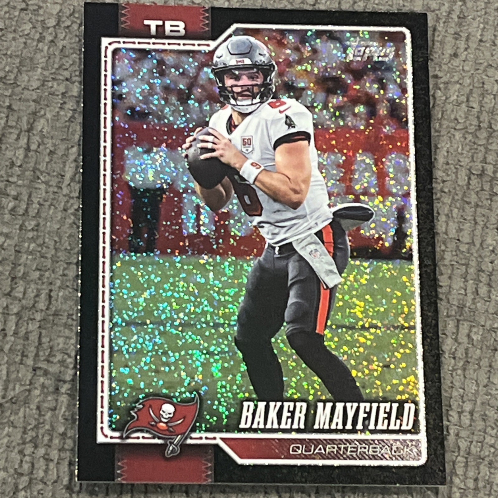 Topps Flagship Baker Mayfield Black Refractor 7/10 Sick Card just pulled Topps Flagship Baker Mayfield Black Refractor 7/10 Sick Card just pulled