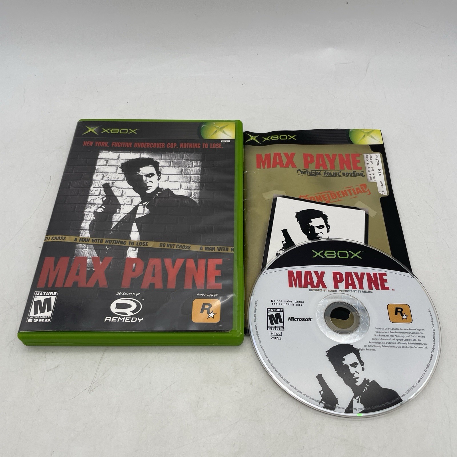Max Payne Xbox Complete CIB Tested Max Payne Xbox Complete CIB Tested