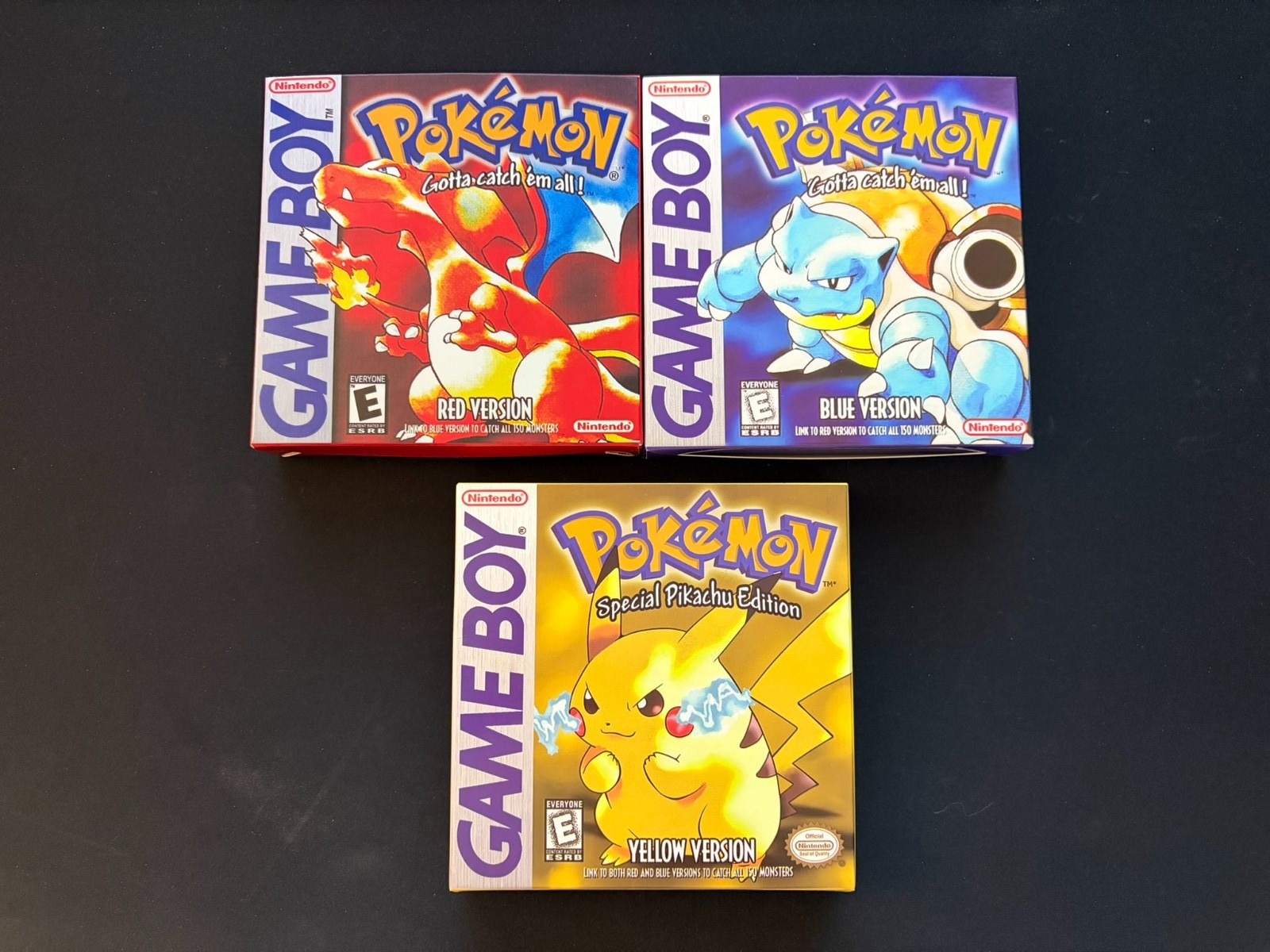 NEW Pokémon Red/Blue/Yellow GBC Box Set. No Manuals. Tested & Saves FAST SHIP NEW Pokémon Red/Blue/Yellow GBC Box Set. No Manuals. Tested & Saves FAST SHIP