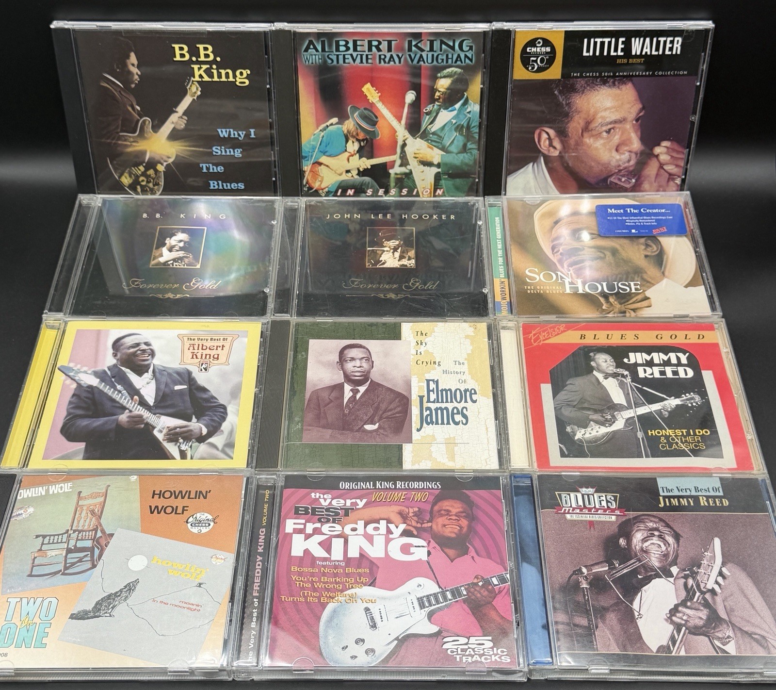 Blues cd lot/12 blue SRV BB King Albert King Elmore James Son House Hooker +More Blues cd lot/12 blue SRV BB King Albert King Elmore James Son House Hooker +More
