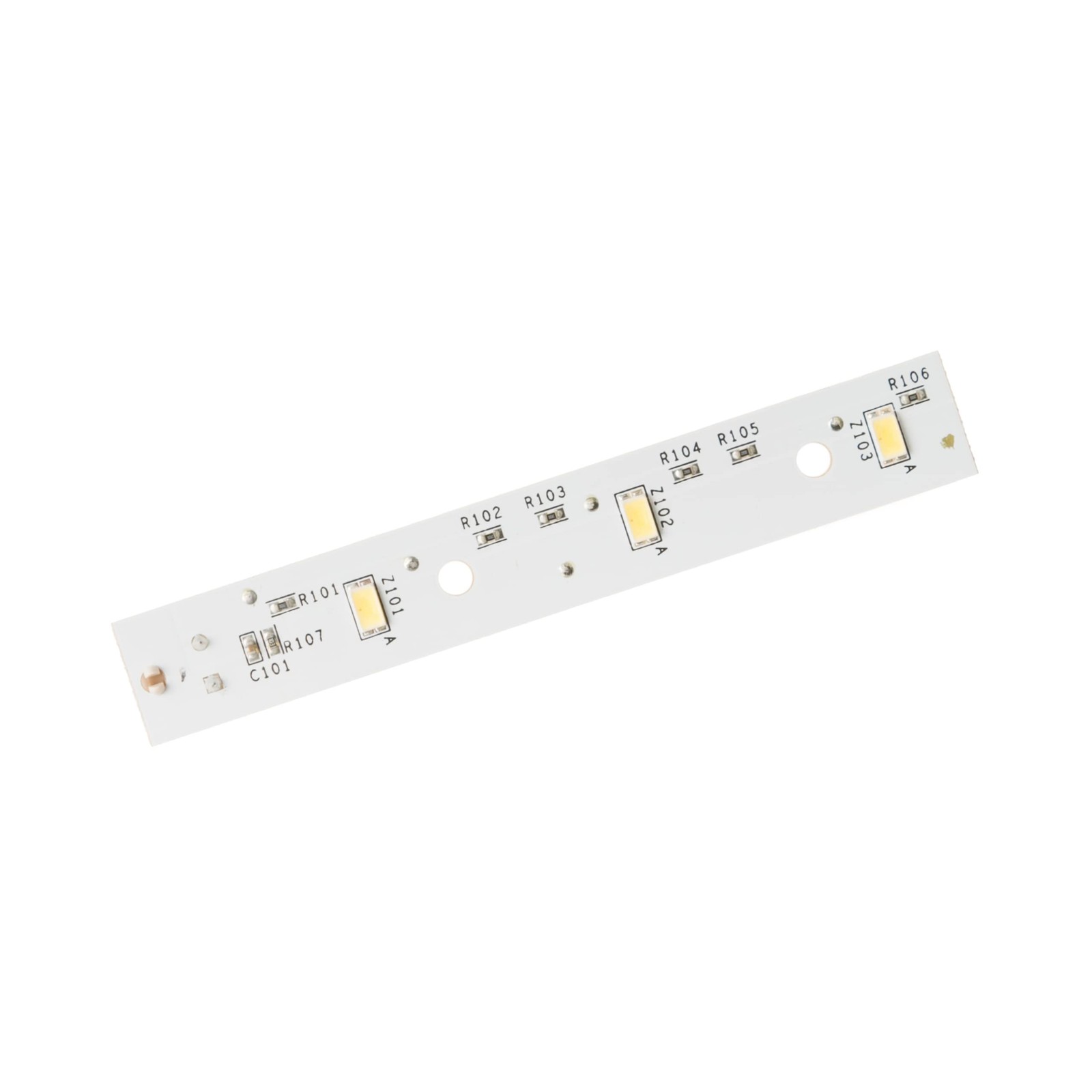 GE OEM WR55X26671 Refrigerator LED Light Board, Green PCB (Approx 4 in)