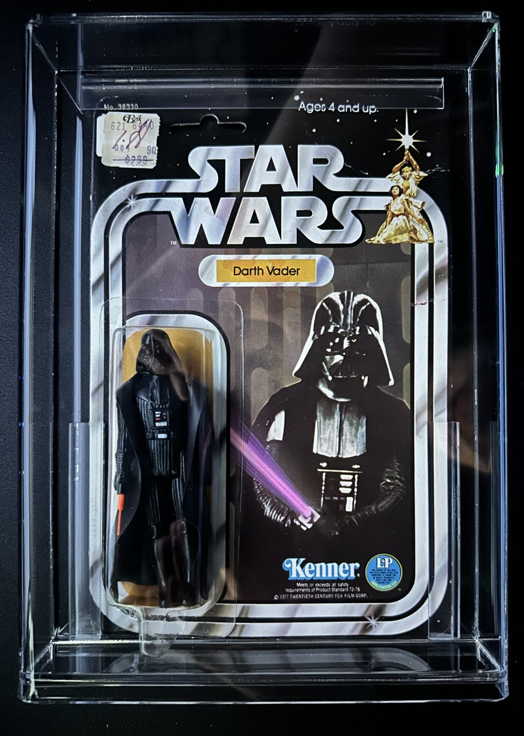 Vintage 1977 Kenner STAR WARS 12 Back-B DARTH VADER - MOC New Sealed w/Case 🔥 Vintage 1977 Kenner STAR WARS 12 Back-B DARTH VADER - MOC New Sealed w/Case 🔥
