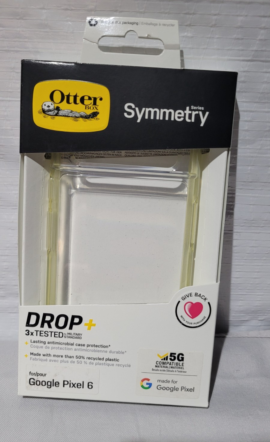 Otterbox Symmetry Series Case 77-84034 for Google Pixel 6  Clear / new