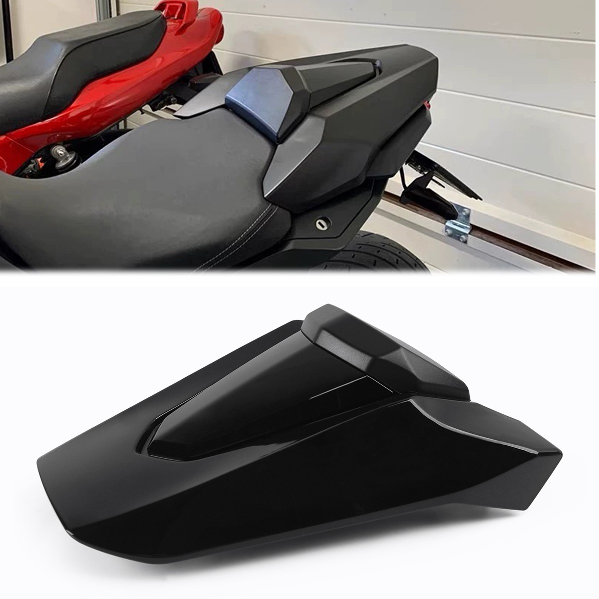 Black Rear Seat Cover Tail Cowl Fairing For Honda CBR650R CB650R 2024-2025 Black Rear Seat Cover Tail Cowl Fairing For Honda CBR650R CB650R 2024-2025