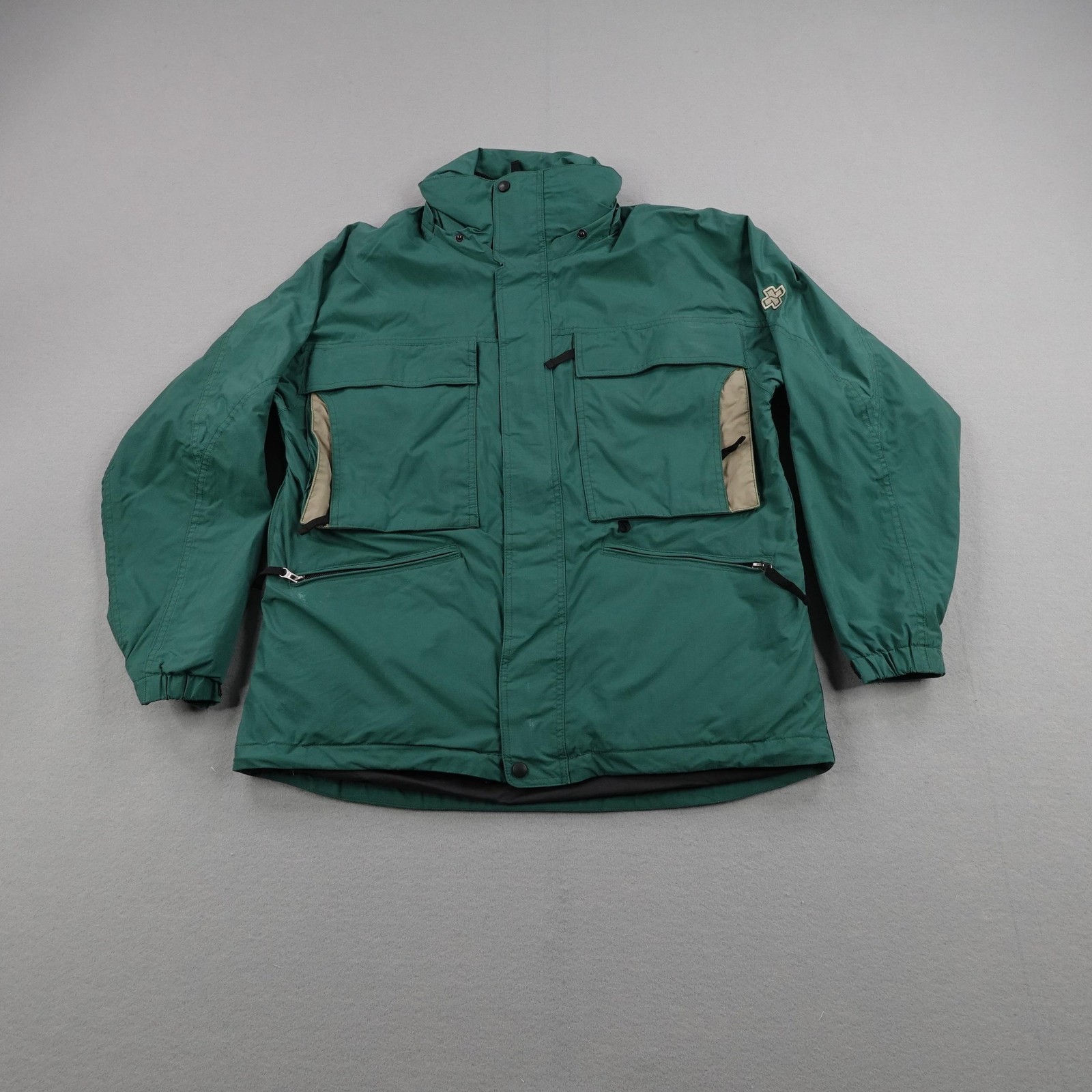 Vintage Burton Jacket Mens Medium Green Snowboarding Storm Lite AK Outland