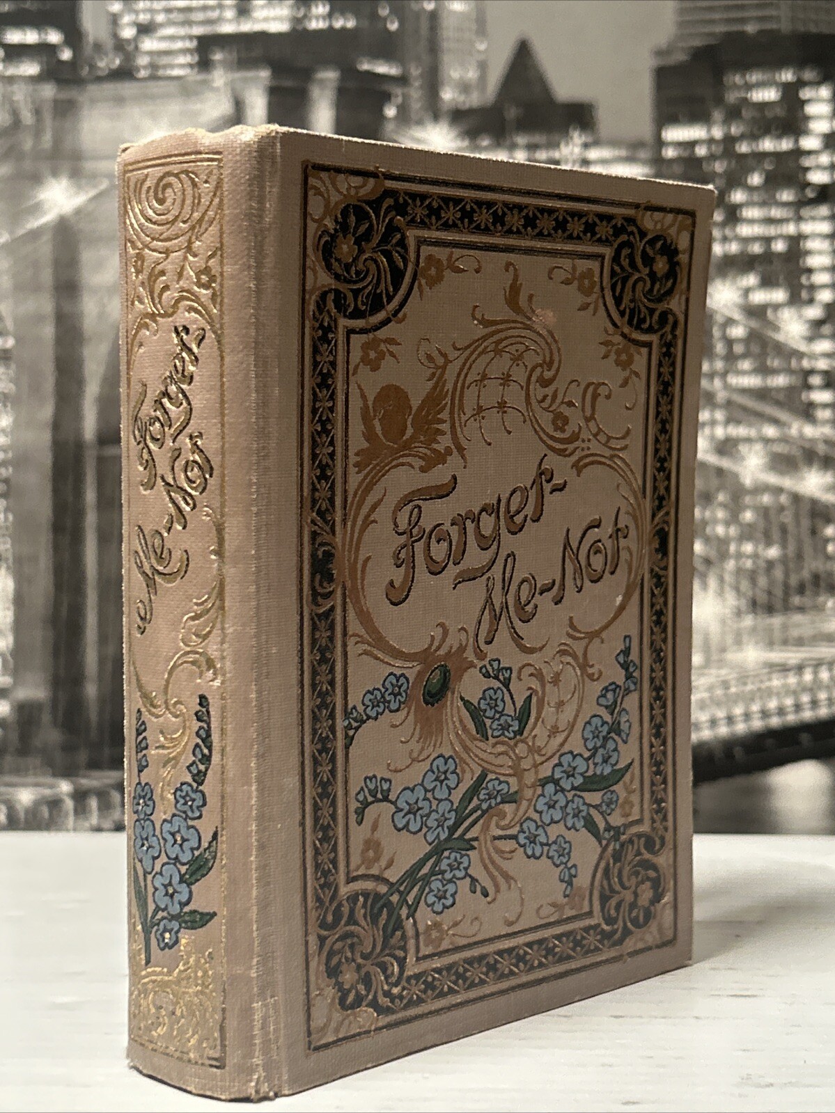 Antique 1910s ~ forget me not ~ Rare Daily prayer book ernst kaufman Gilded Antique 1910s ~ forget me not ~ Rare Daily prayer book ernst kaufman Gilded
