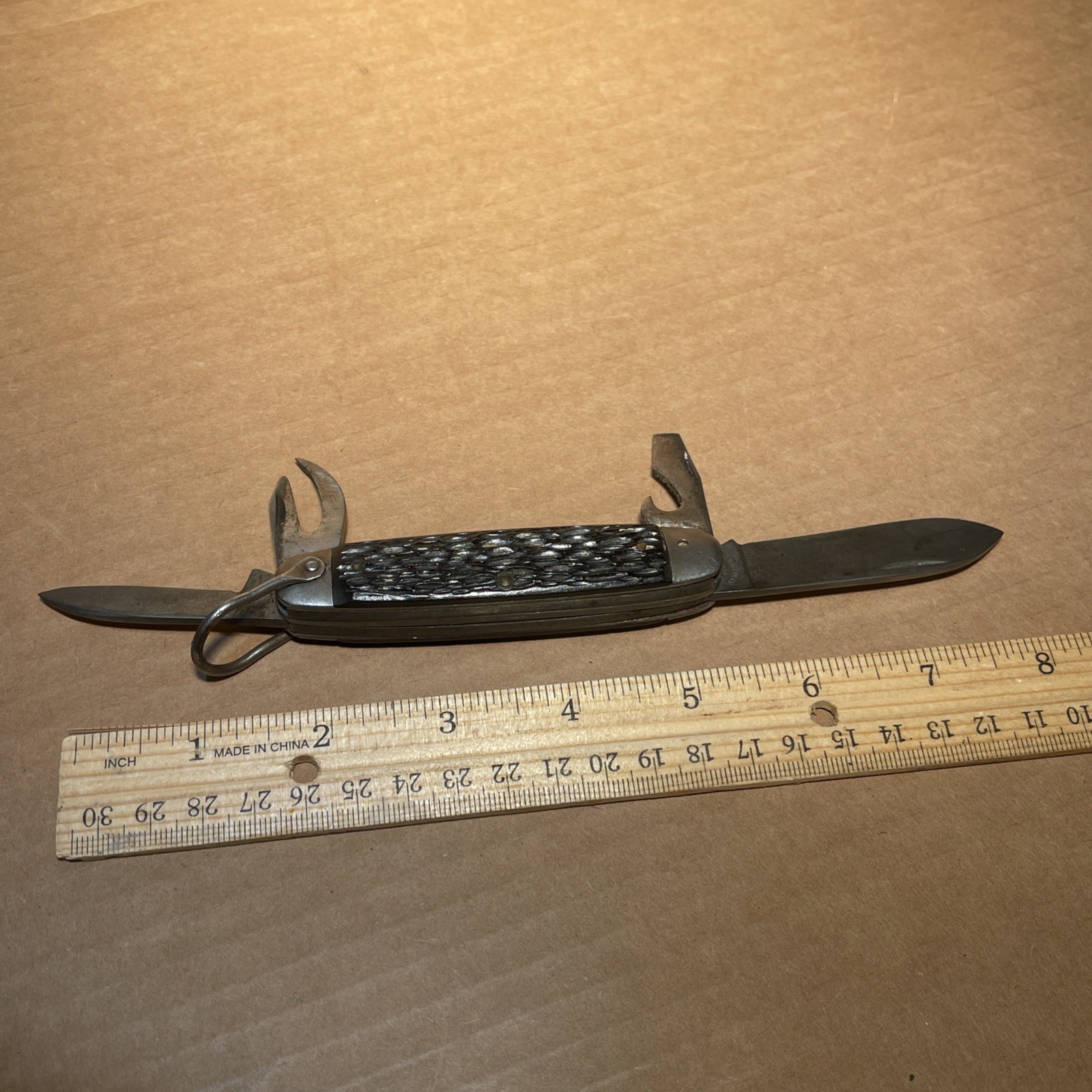 Antique PAL CUTLERY CO Scout Utility Knife 1940\'s Era - WWII Military Knife Antique PAL CUTLERY CO Scout Utility Knife 1940\'s Era - WWII Military Knife