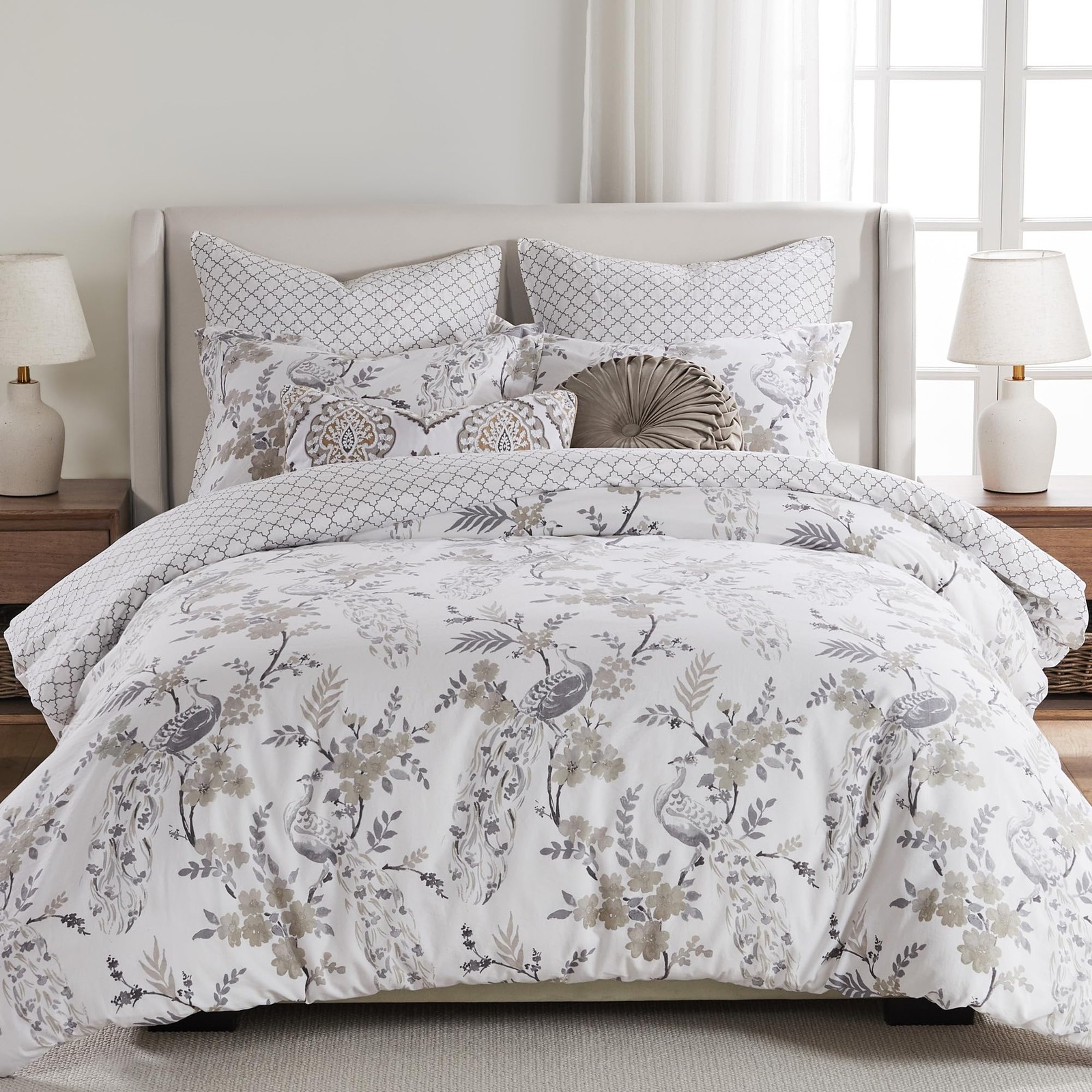 Levtex Home Pisa Reversible Queen Duvet Cover Set - Soft, Pre-Washed 12481 Levtex Home Pisa Reversible Queen Duvet Cover Set - Soft, Pre-Washed 12481