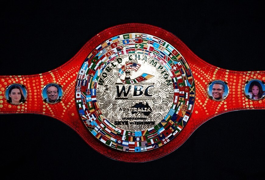 New WBC Australia Homecoming Skye Brown Boxing Championship Belt 4mm Zinc