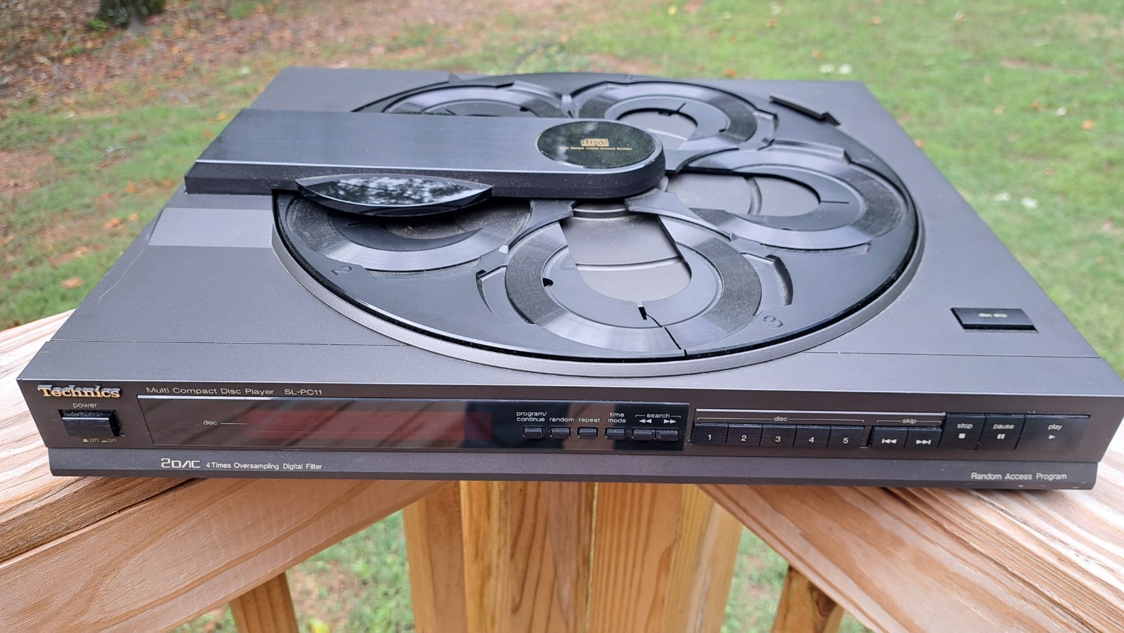 Vintage Technics SL-PC11 5 Disc CD Changer Player Carousel Tested Japan Working Vintage Technics SL-PC11 5 Disc CD Changer Player Carousel Tested Japan Working