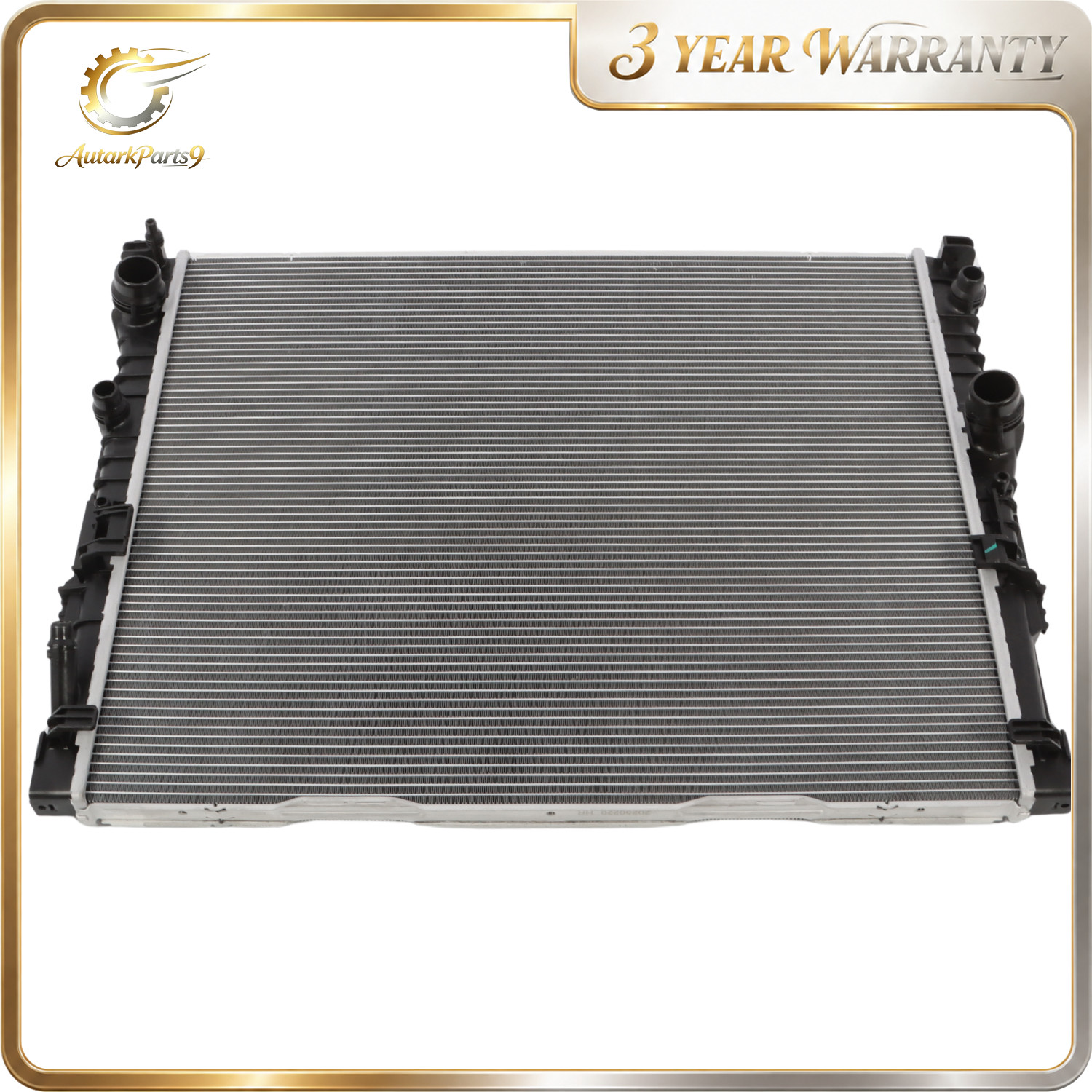 For 2016-2019 BMW 530i 540i 740i Left Side Aluminum Radiator W/O Oil Cooler