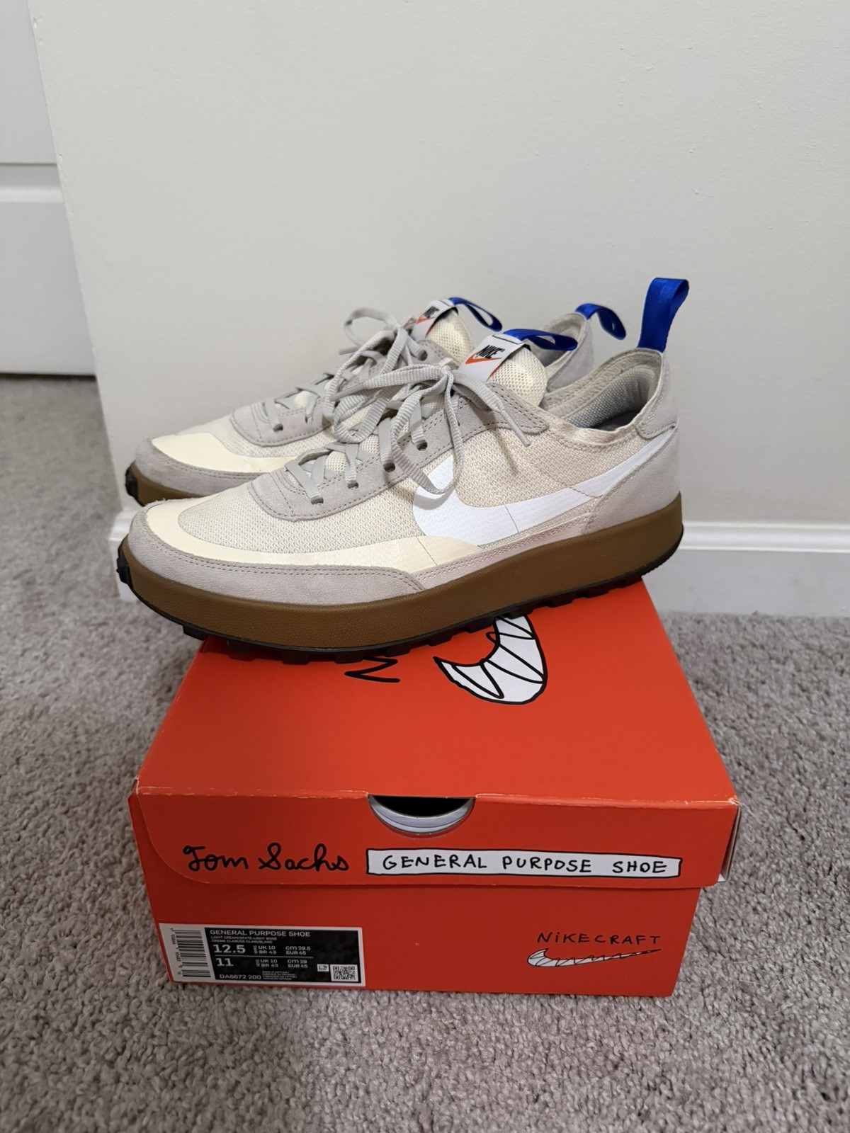 Nike Tom Sachs NikeCraft General Purpose Shoes ‘Studio’ Size 12.5W/11M - USED Nike Tom Sachs NikeCraft General Purpose Shoes ‘Studio’ Size 12.5W/11M - USED