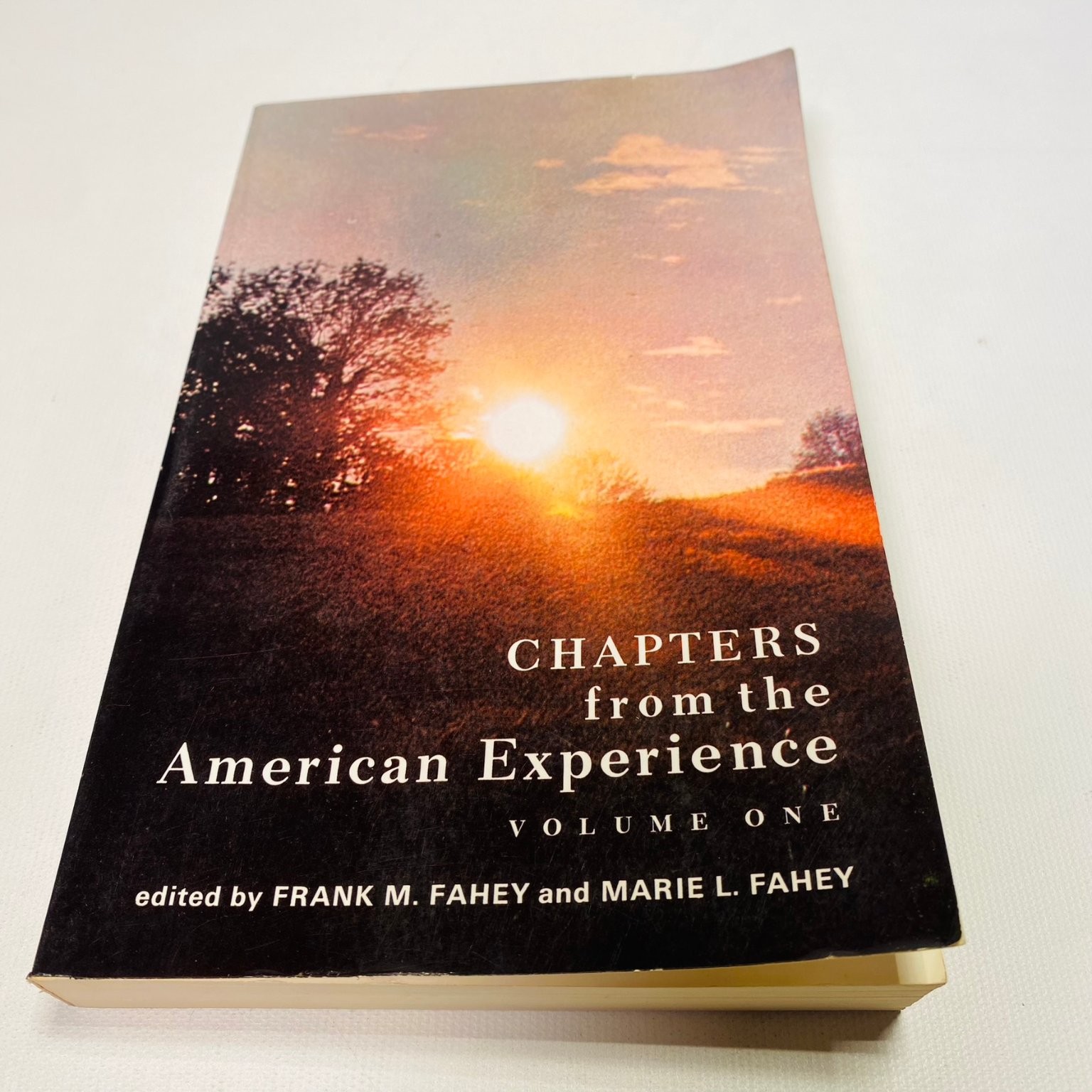 Chapters from the American Experience Vol 1 Fahey 1971 First Printing History Chapters from the American Experience Vol 1 Fahey 1971 First Printing History