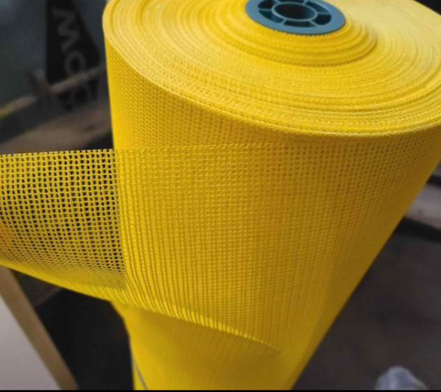 Vinyl Coated Mesh Yellow 9x9 6.5oz 40\ Vinyl Coated Mesh Yellow 9x9 6.5oz 40\