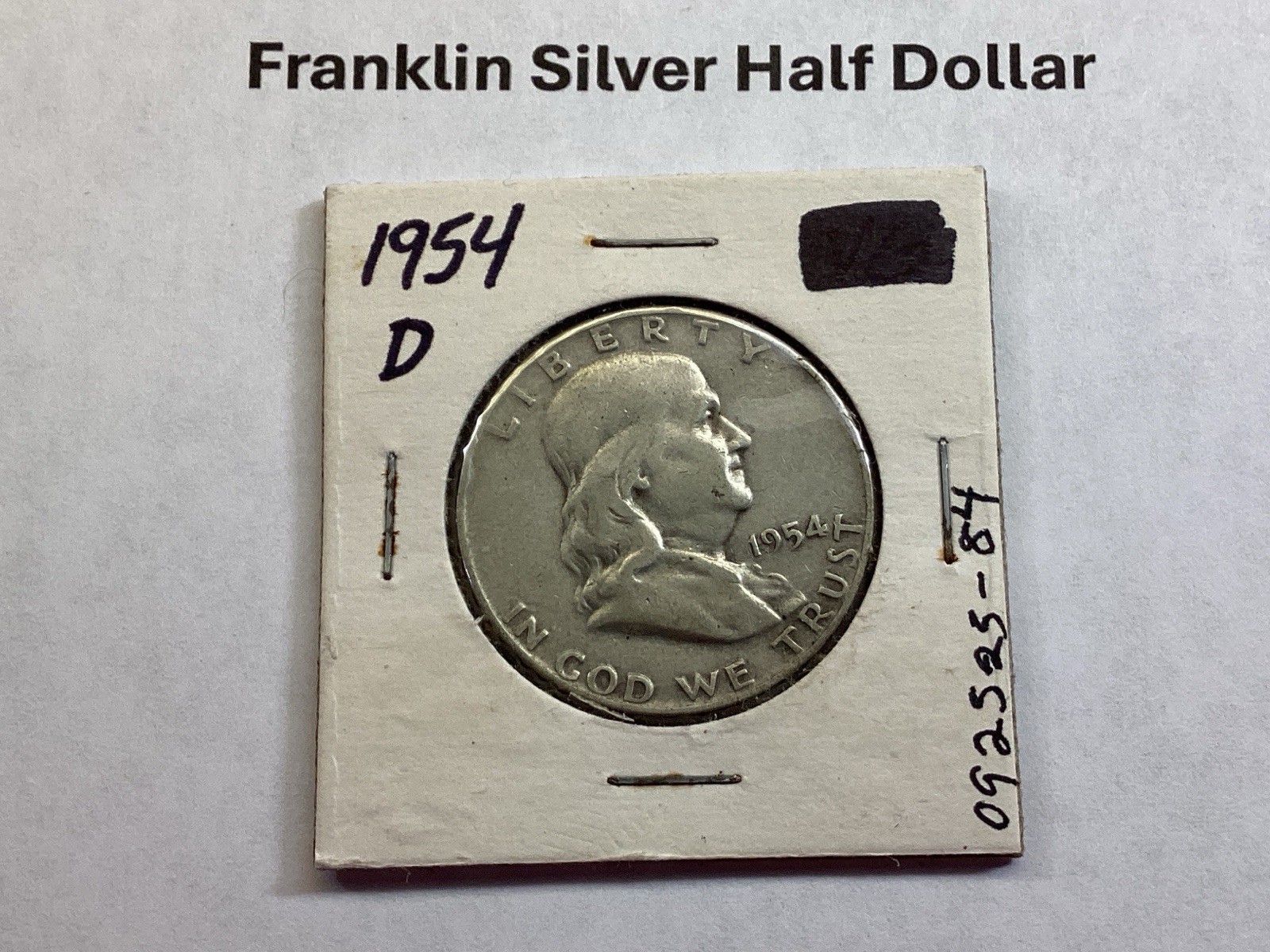 1954 D Franklin 90% Silver Half-Dollar Denver Mint 092525 84te