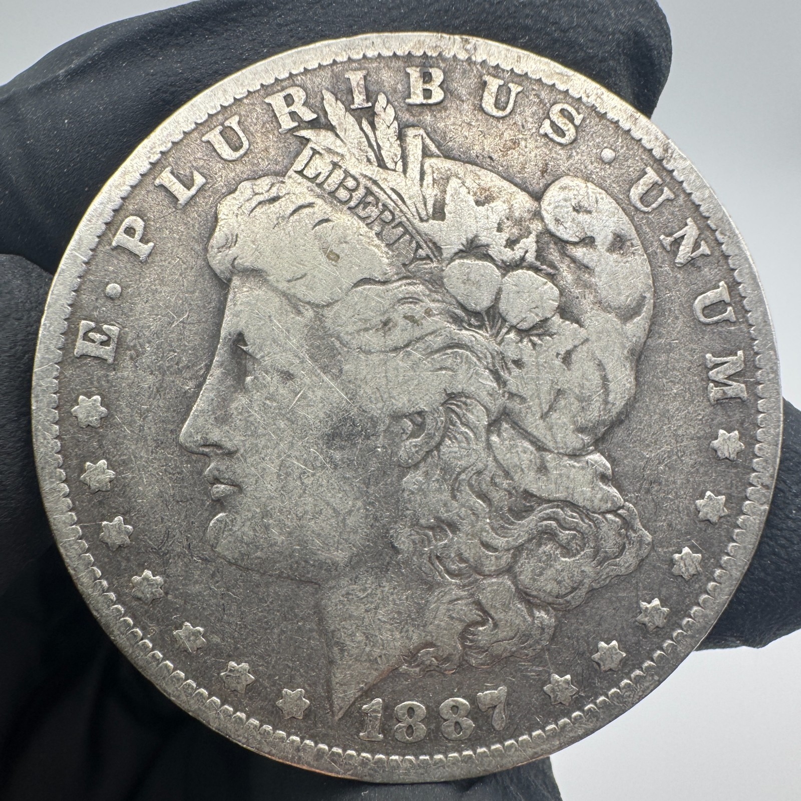 1887-O Morgan Silver Dollar VG Details 14773 1887-O Morgan Silver Dollar VG Details 14773