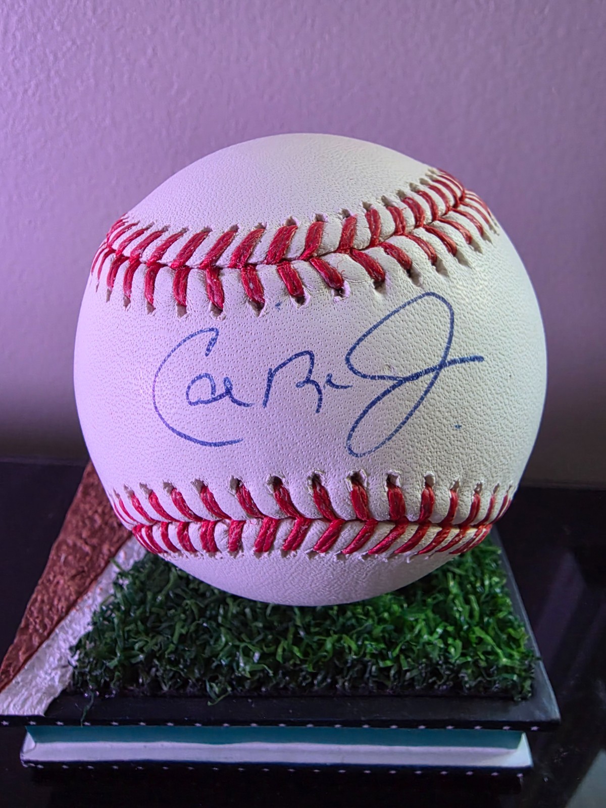 Cal Ripken Jr. Orioles Autographed Signed Rawlings OML Baseball JSA COA