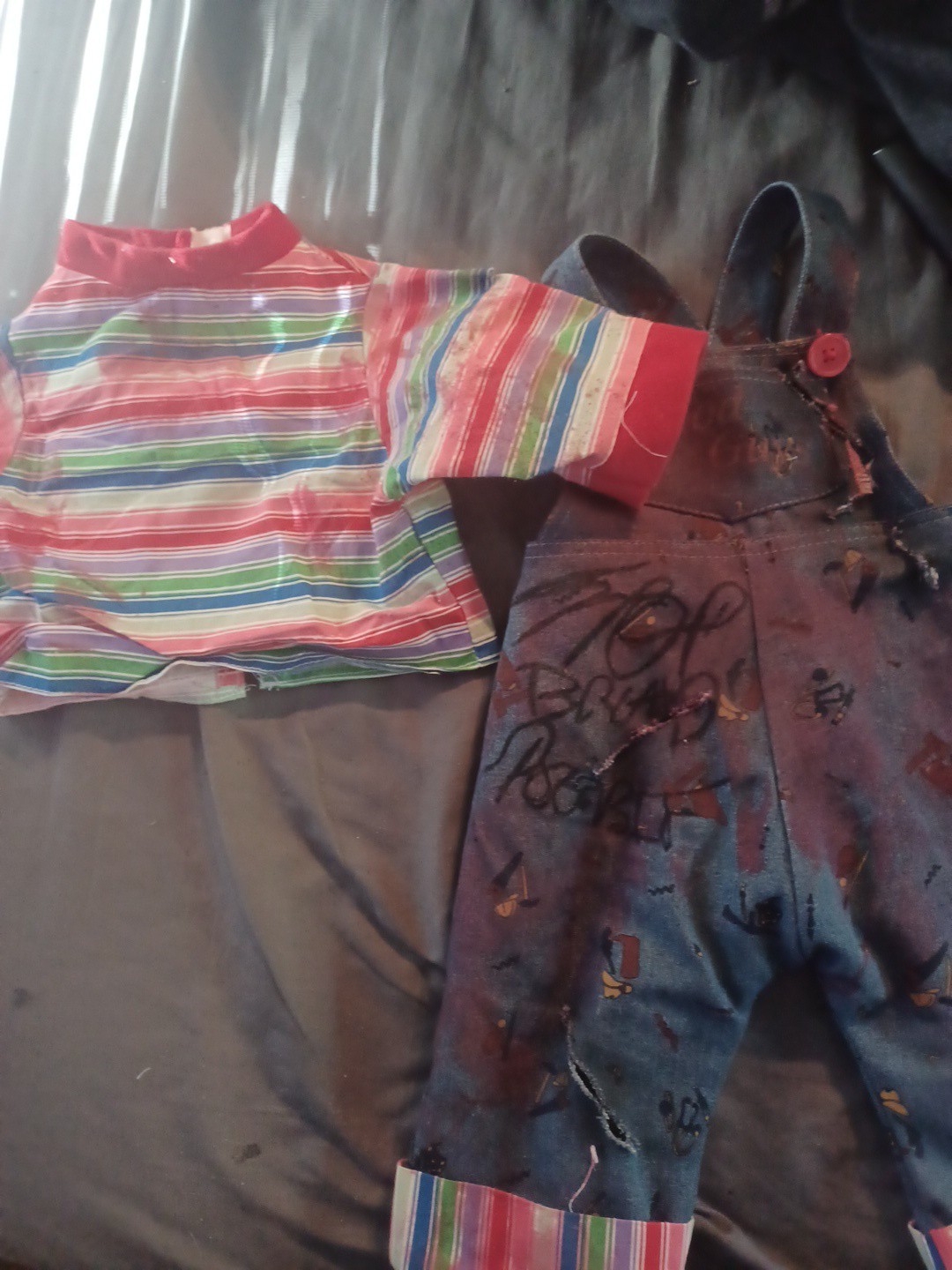 Vintage Spencer's Bride Of Chucky Doll Clothes (Signatured By Brad Dourif) RARE