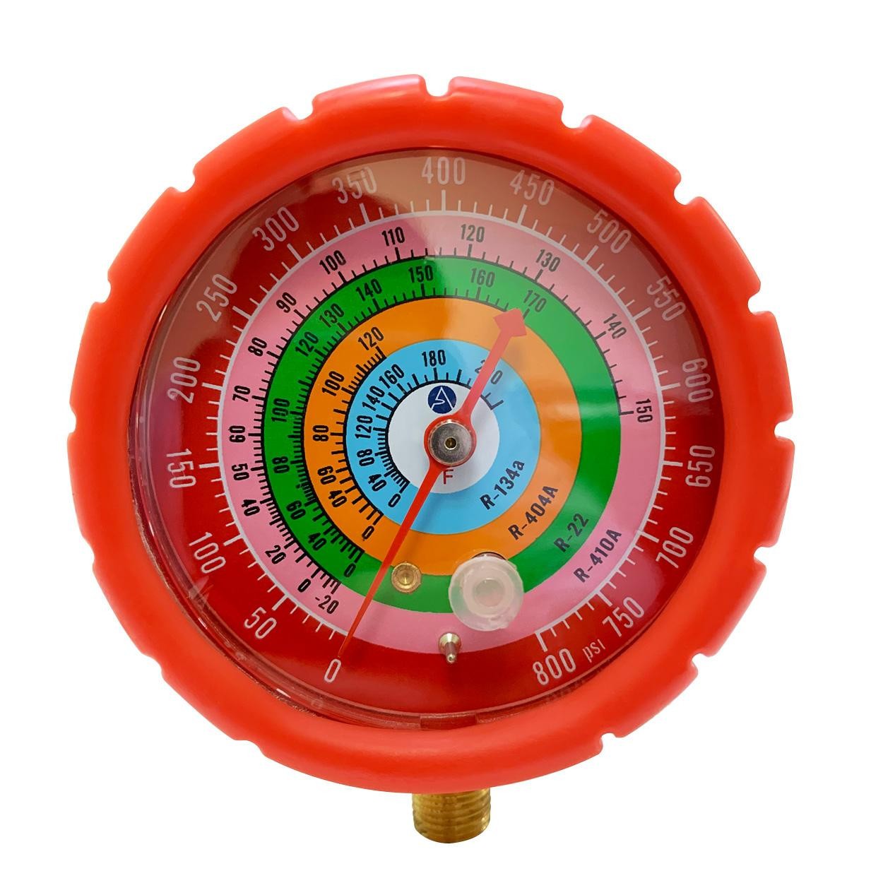 Appli Parts APMG-GA3H High Side 1/4 SAE R134,R22,R404,R410 Analog Manifold Gauge Appli Parts APMG-GA3H High Side 1/4 SAE R134,R22,R404,R410 Analog Manifold Gauge
