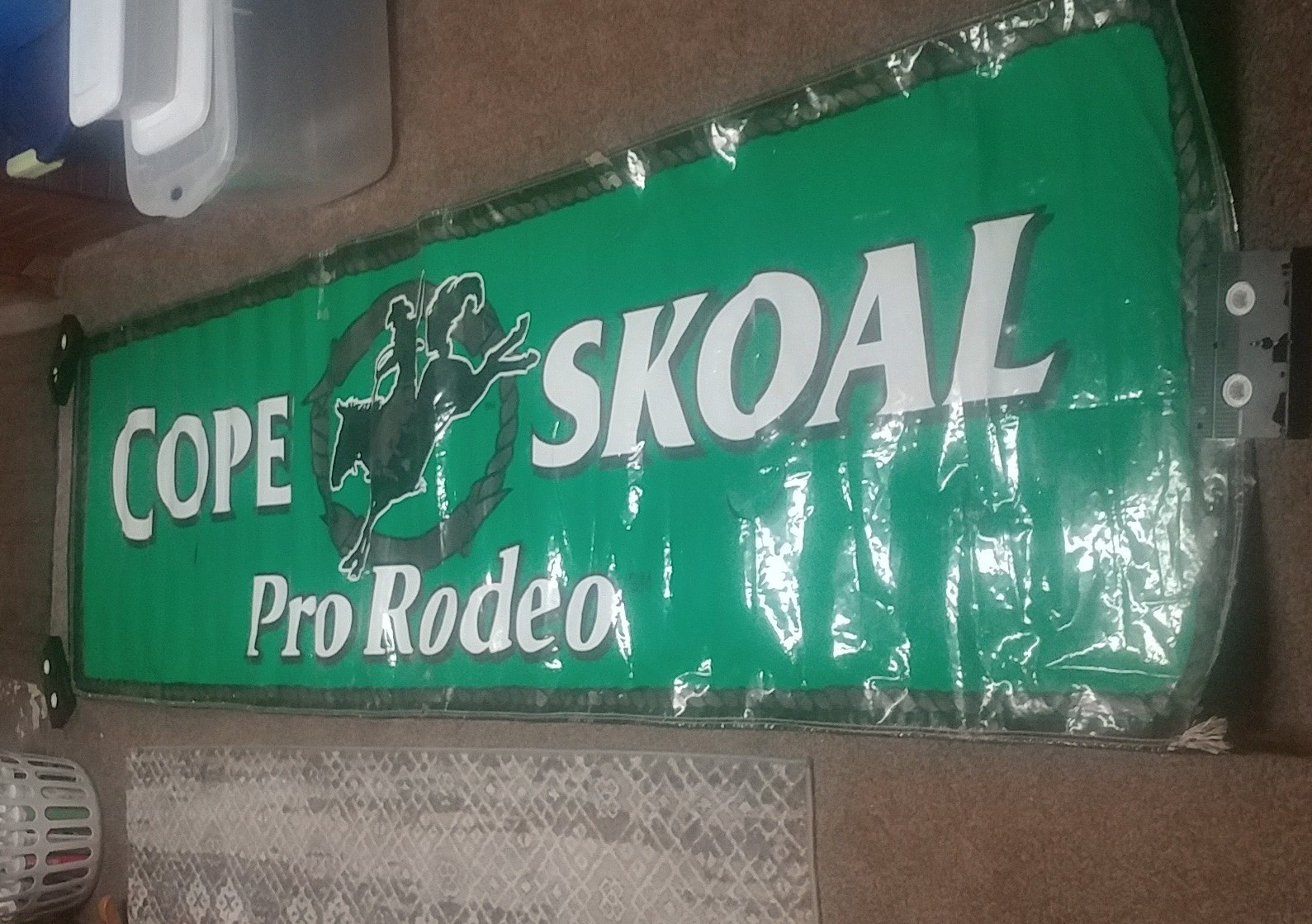 Cope/Skoal Pro Rodeo Vintage Rodeo Arena Banner Cope/Skoal Pro Rodeo Vintage Rodeo Arena Banner