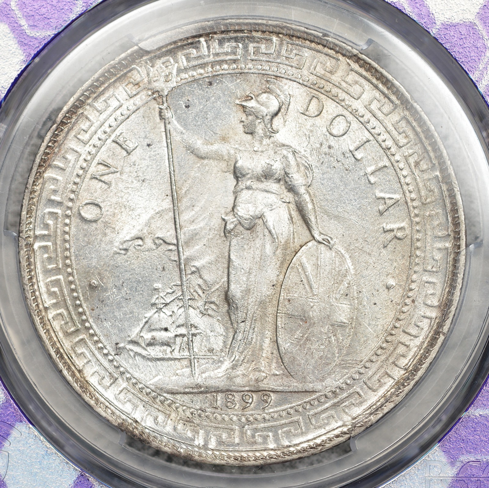 1899-B Great Britain Trade Dollar Victoria PCGS MS63 Prid-8 Nice #9GPQ