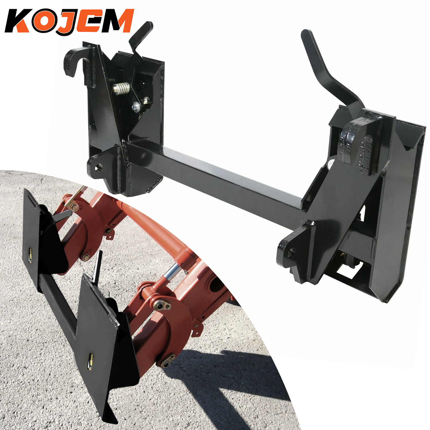 4000lbs Quick Attach Skid Steer Conversion Adapter Plate Fit Global John Deere 4000lbs Quick Attach Skid Steer Conversion Adapter Plate Fit Global John Deere