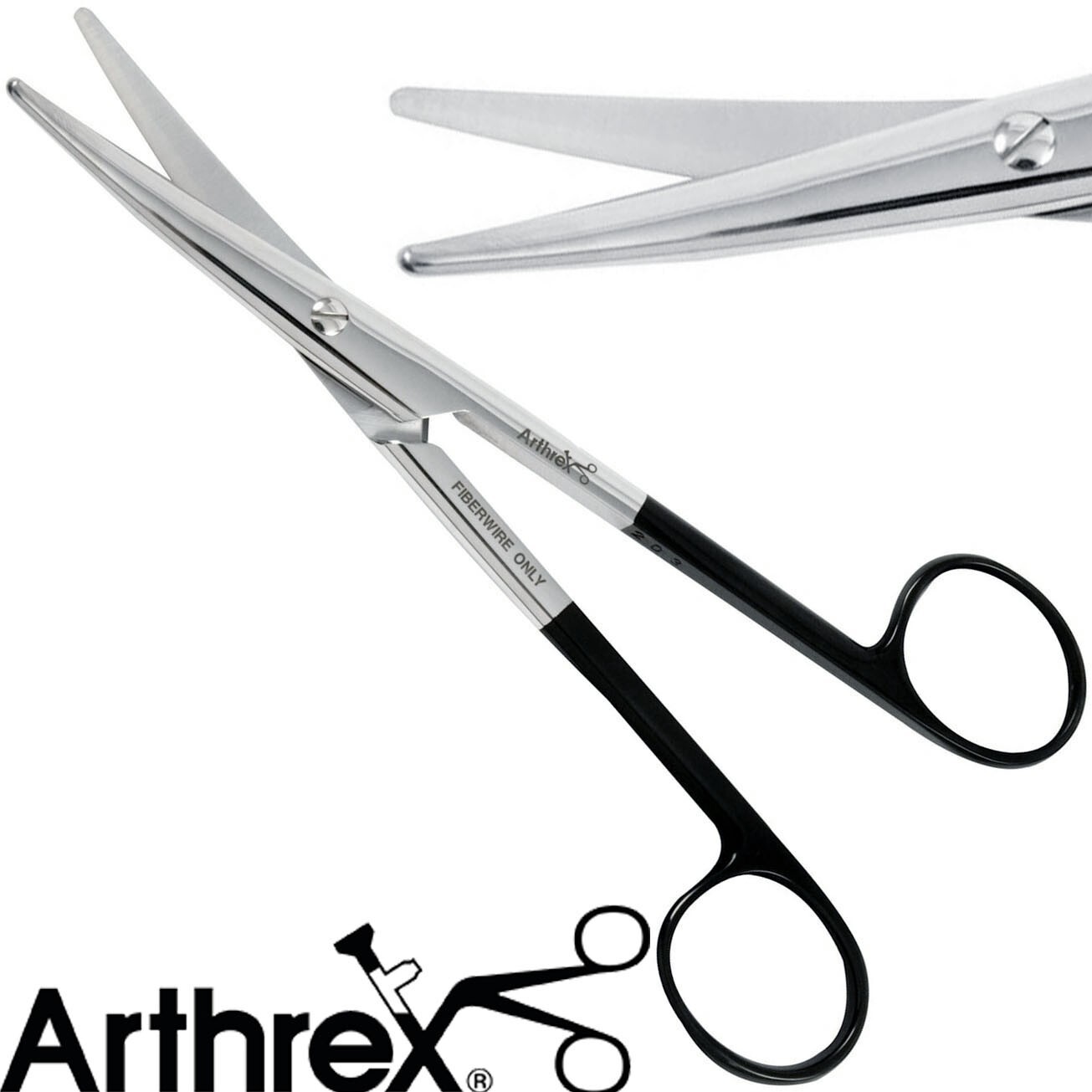 Arthrex AR-11796 FiberWire Suture Scissor, Curved, Blunt/Blunt