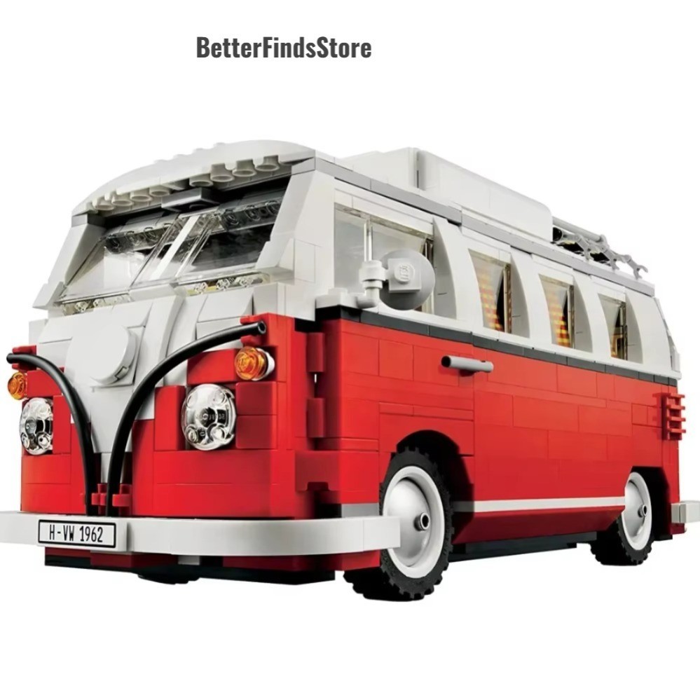 LEGO Creator Expert Volkswagen T1 Camper Van 10220 VW Camper Building Set Red
