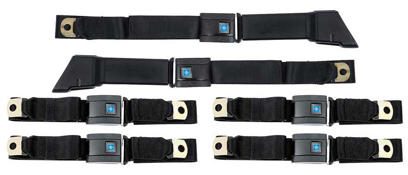 OER 6 Piece Seat Belt Set For 1967-1972 Chevy/GMC Blazer Jimmy and Suburbans