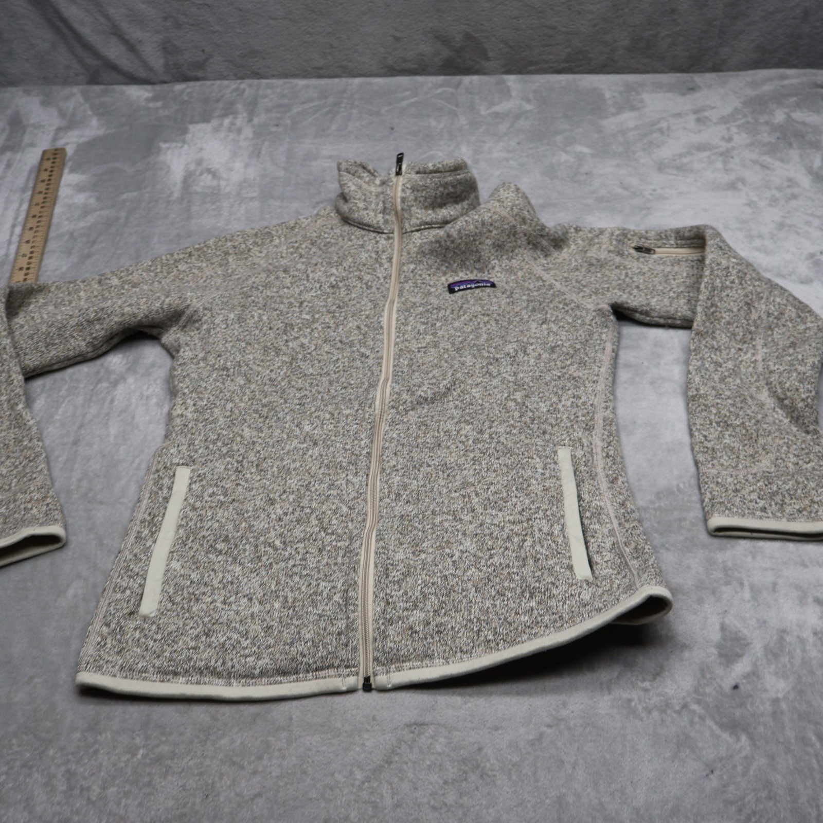 Patagonia Jacket Womens Small Gray Better Sweater Fleece Knit Full Zip Hiking