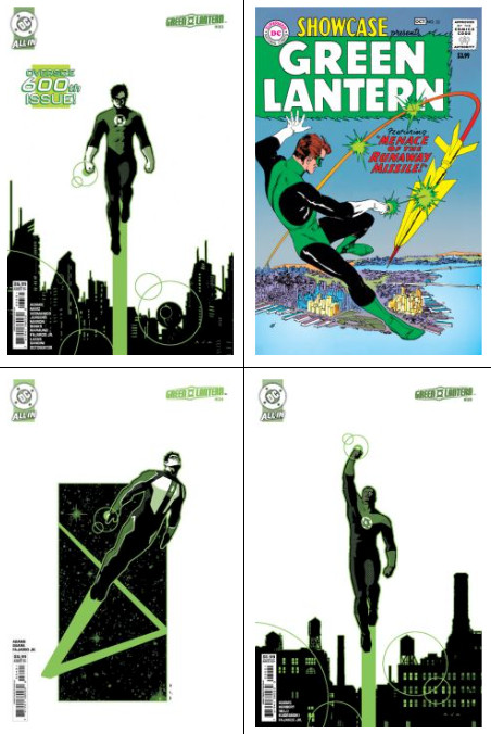 Green Lantern #33 C, #34 B, #39 B Aja 2026 , & Showcase #22 Facsimile 2024