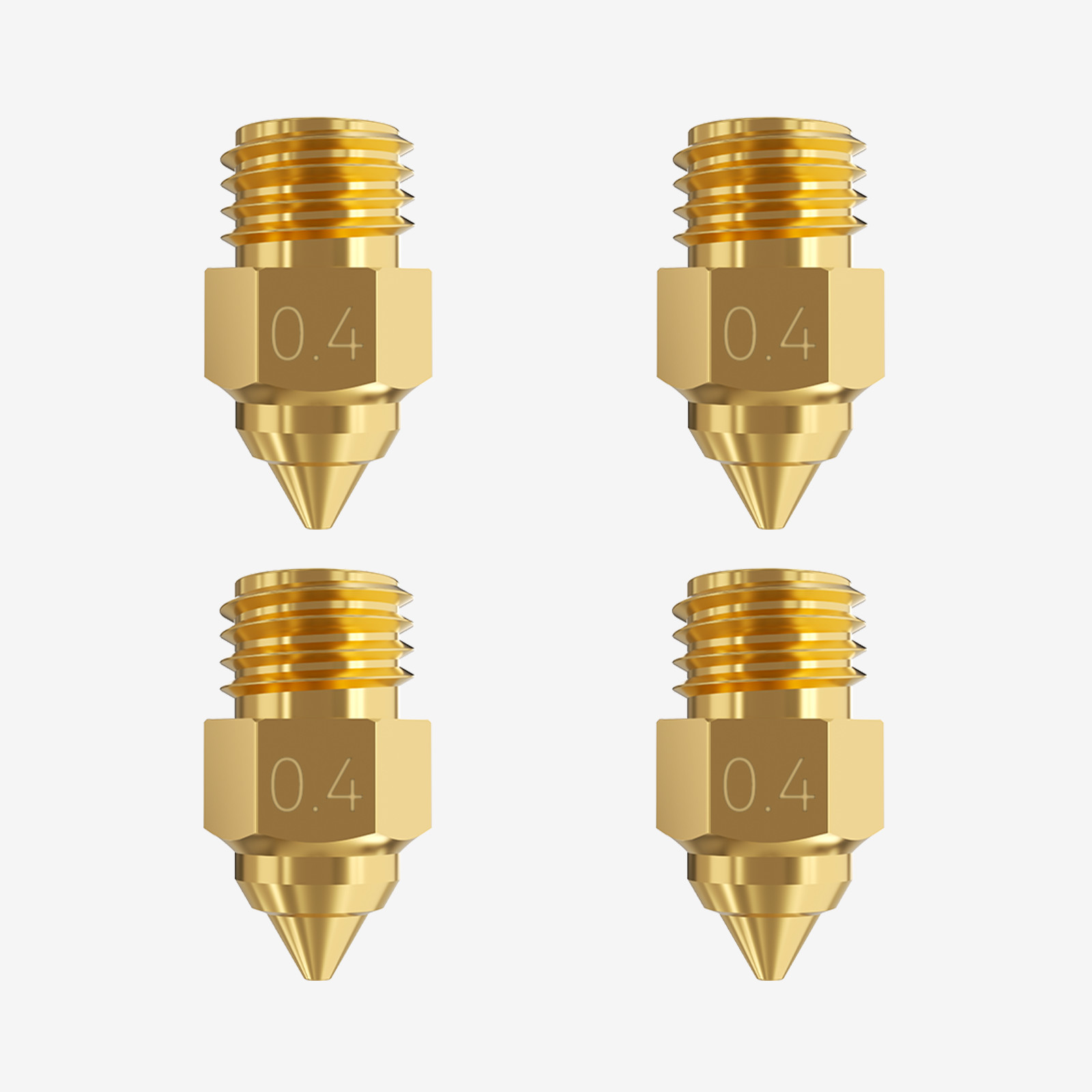 Creality 4PCS Brass Nozzle Kit for Ender 5 Max 3D Printer High Hardness