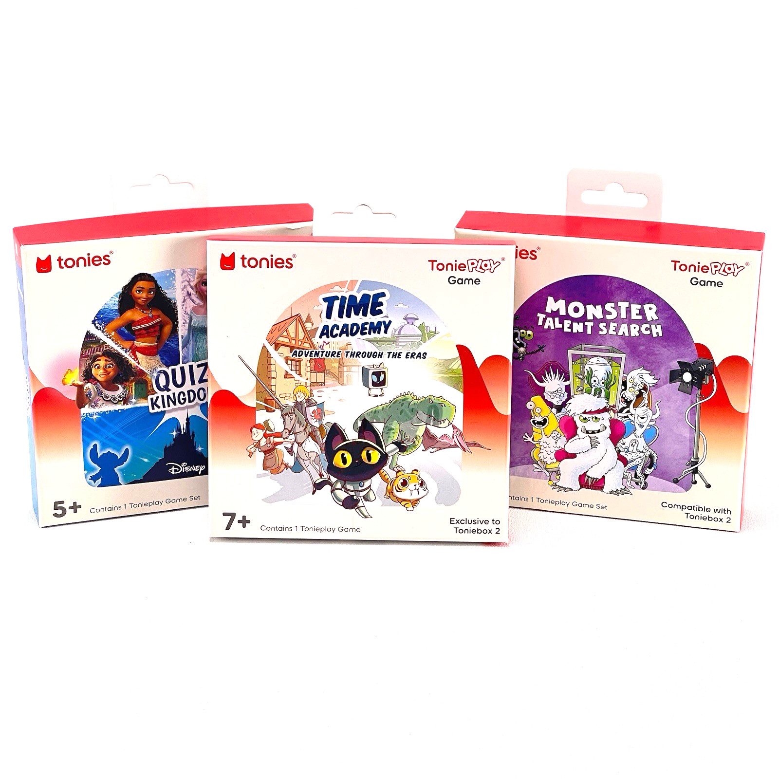 Tonies Tonie Play Game Lot of 3 - TonieBox 2 - New In Box - 