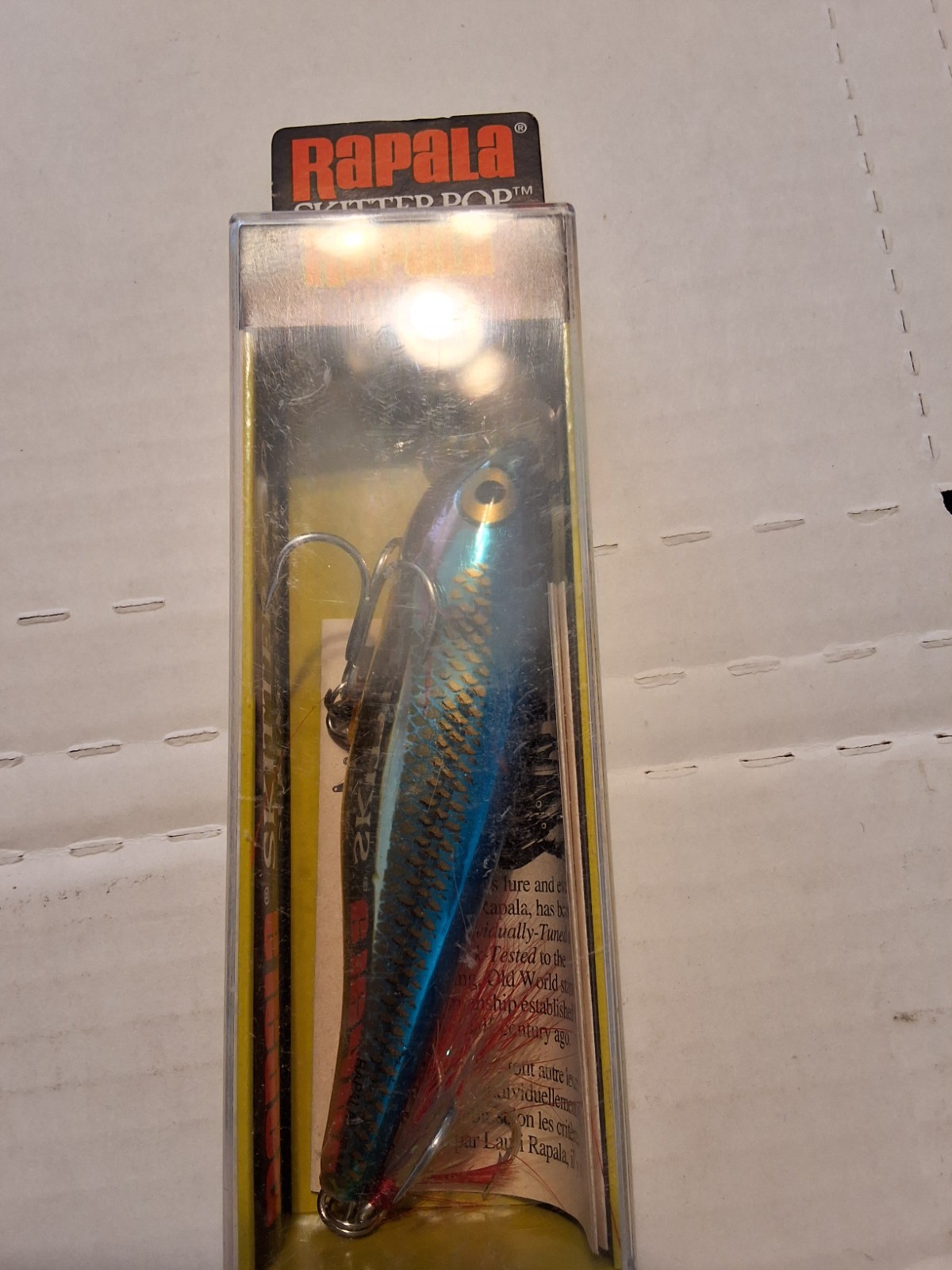 RAPALA SKITTER POP SP-9 SILVER BLUE 3 -1/2 RAPALA SKITTER POP SP-9 SILVER BLUE 3 -1/2