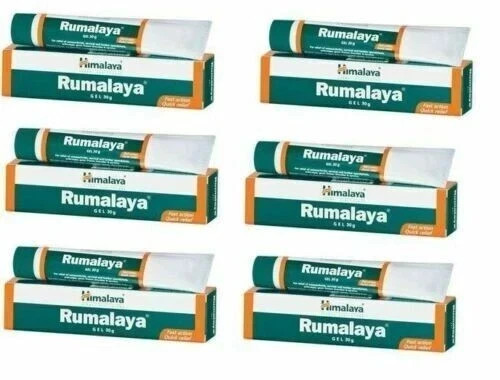 6 X Himalaya Herbal Rumalaya Gel 30g Pain Relief Joint Body muscle pain