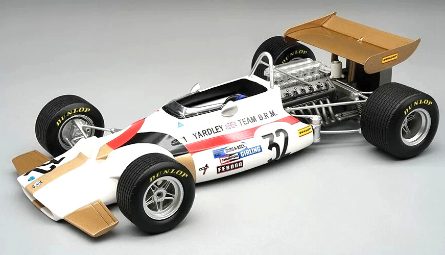BRM P153 V12 F1 Race Car 1970  USA  GP Peter Westbury in 1:18 scale Tecnomodel
