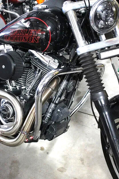 Harley FXR Front Engine Safety Crash Bar FXLR Chrome 1982-1994 V-Twin 51-0887 X5 Harley FXR Front Engine Safety Crash Bar FXLR Chrome 1982-1994 V-Twin 51-0887 X5
