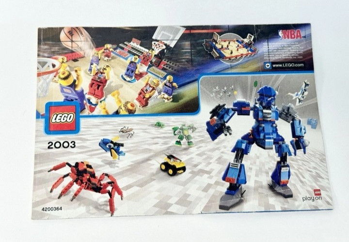 Vintage 2003 Lego Set Preview Advertising Booklet (4200116) LEGO CLUB Magazine