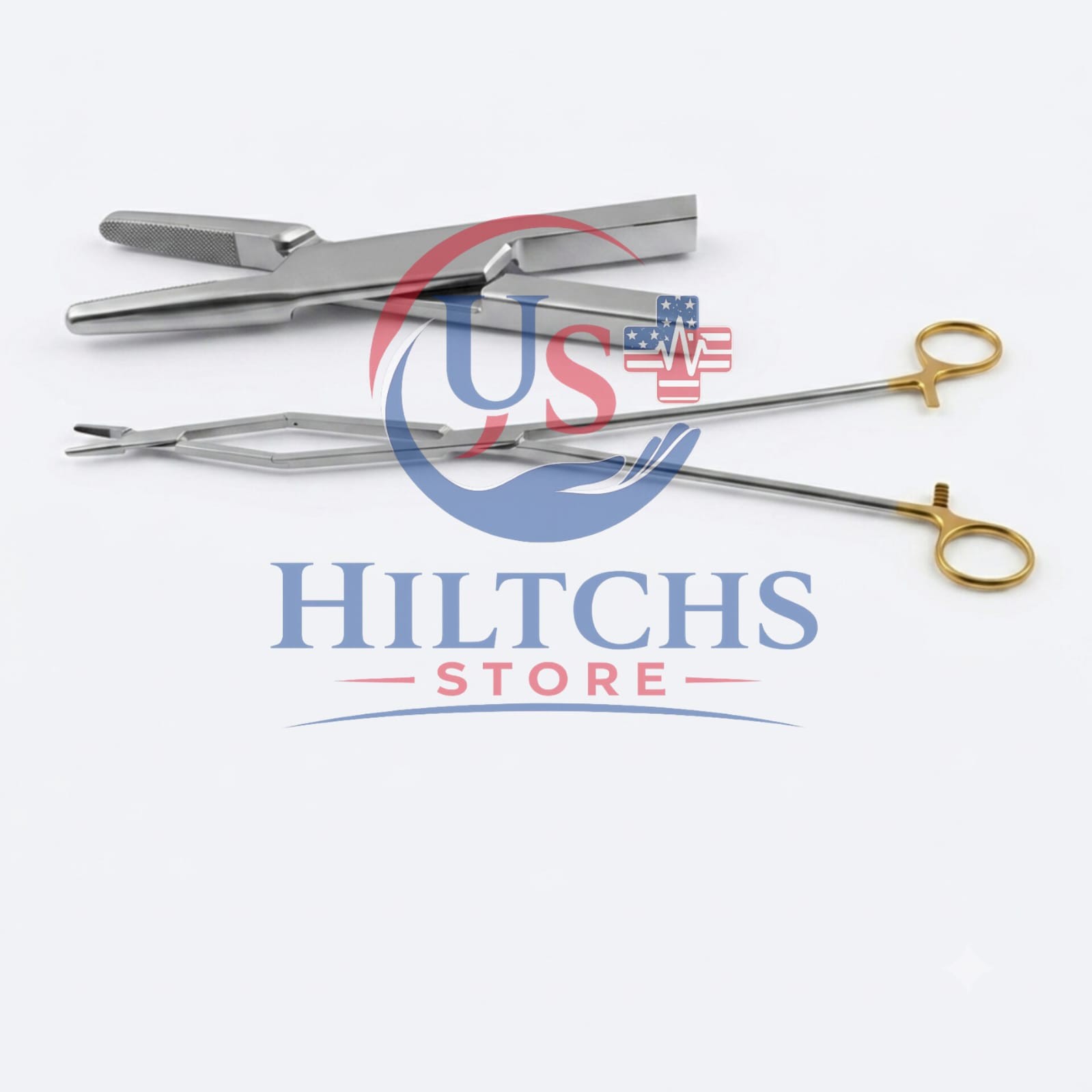 DeBakey Newman Double Articulating Needle Holder TC 14½\ DeBakey Newman Double Articulating Needle Holder TC 14½\