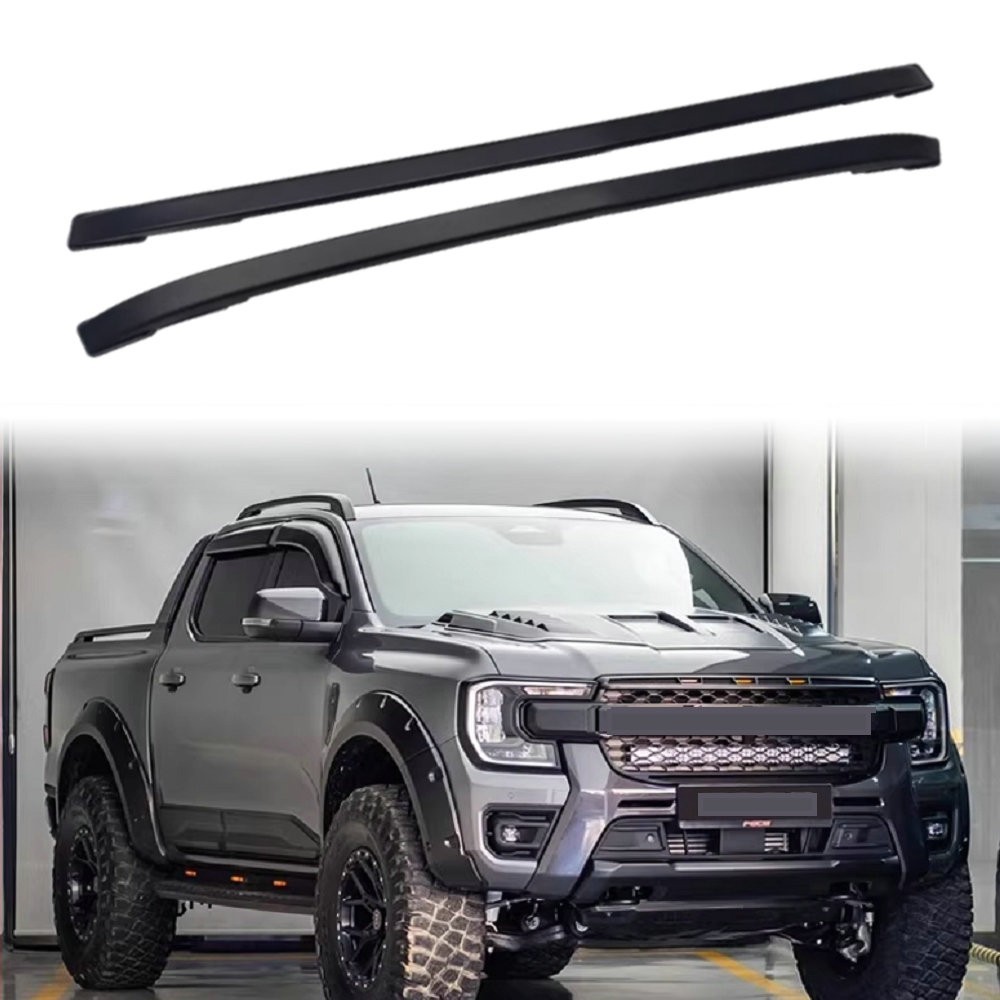 2PCS Roof Rack Rails Fits For Ford Ranger 2024-2026 Cross Bar Luggage Canoe Bars