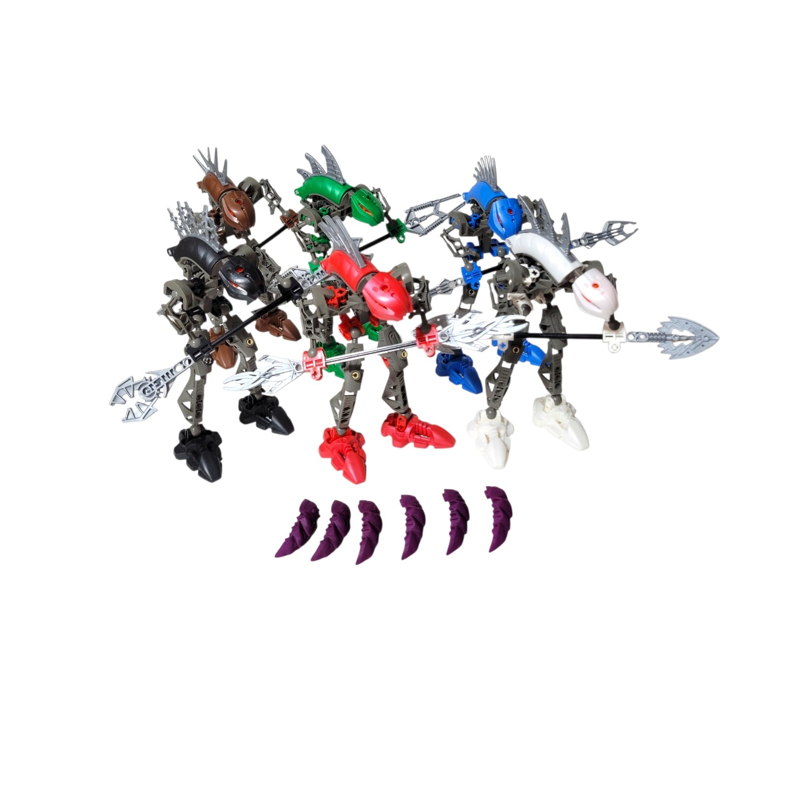 LEGO Bionicle Lot Rahkshi 6 Complete Collection W/ Shadow Kraata Limited Edition