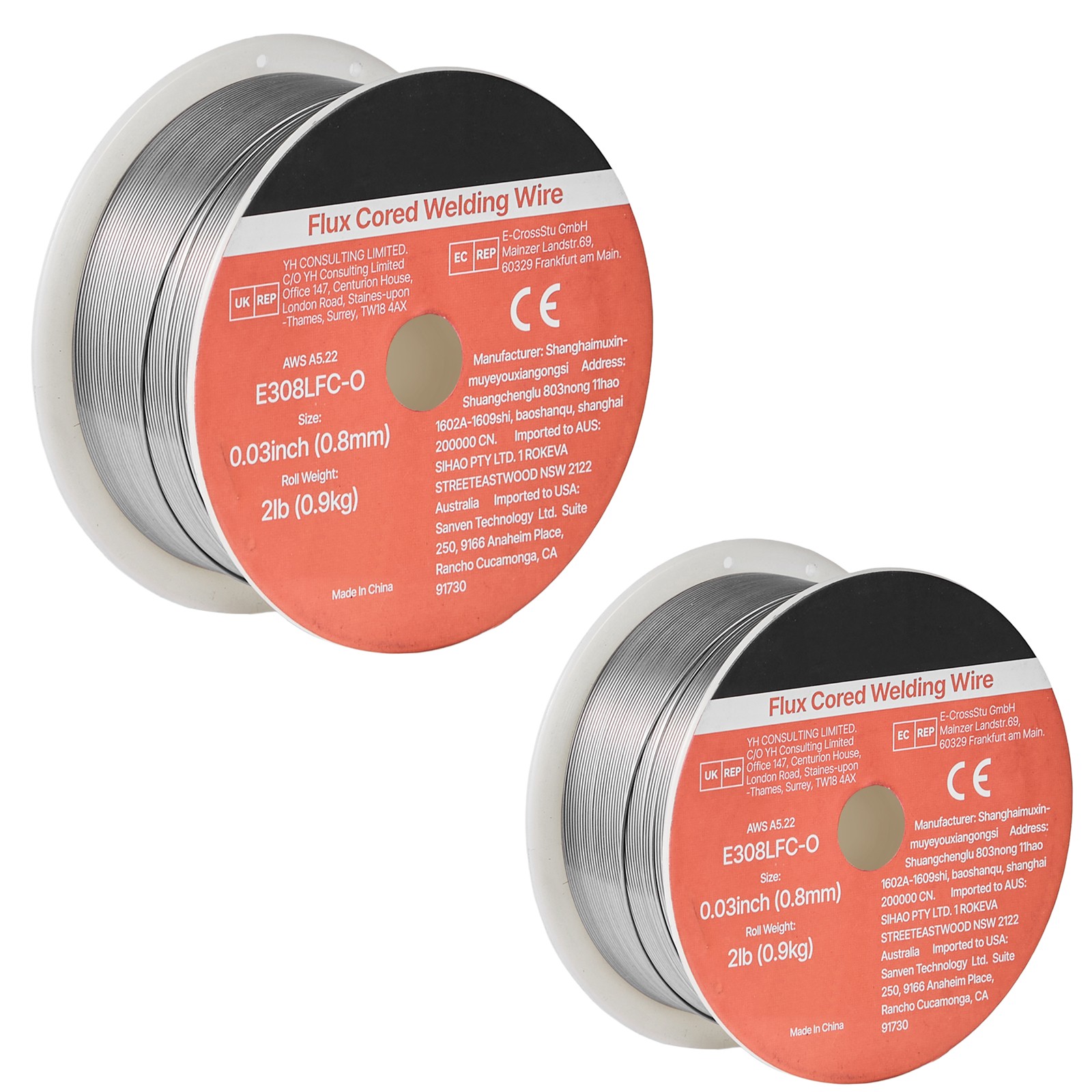 Uimoso Flux Core MIG Welding Wire E308LFC-O 0.03\