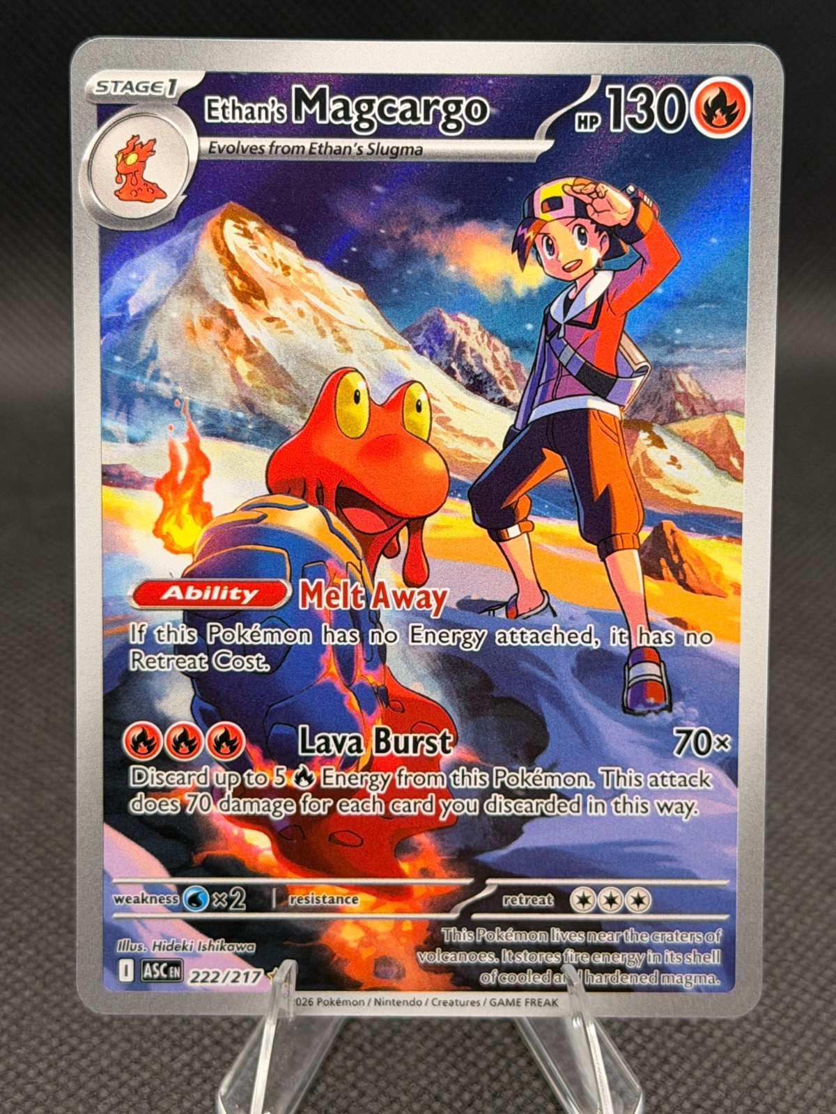 Pokémon TCG, Ethan\'s Magcargo 222/217 - Ascended Heroes Pokémon TCG, Ethan\'s Magcargo 222/217 - Ascended Heroes