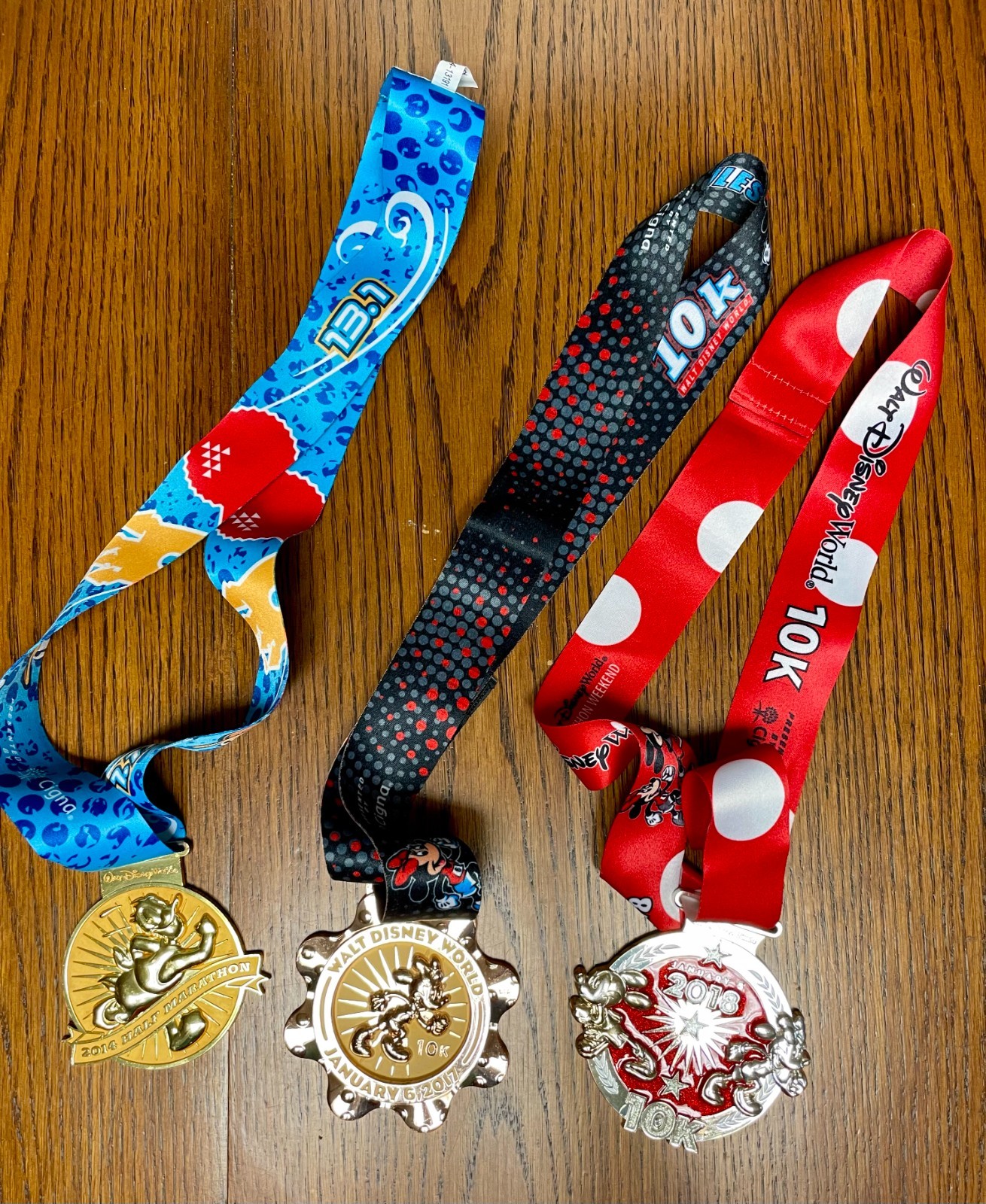 Lot of 3 WDW Run Disney 2014-2018 Medals Lot of 3 WDW Run Disney 2014-2018 Medals
