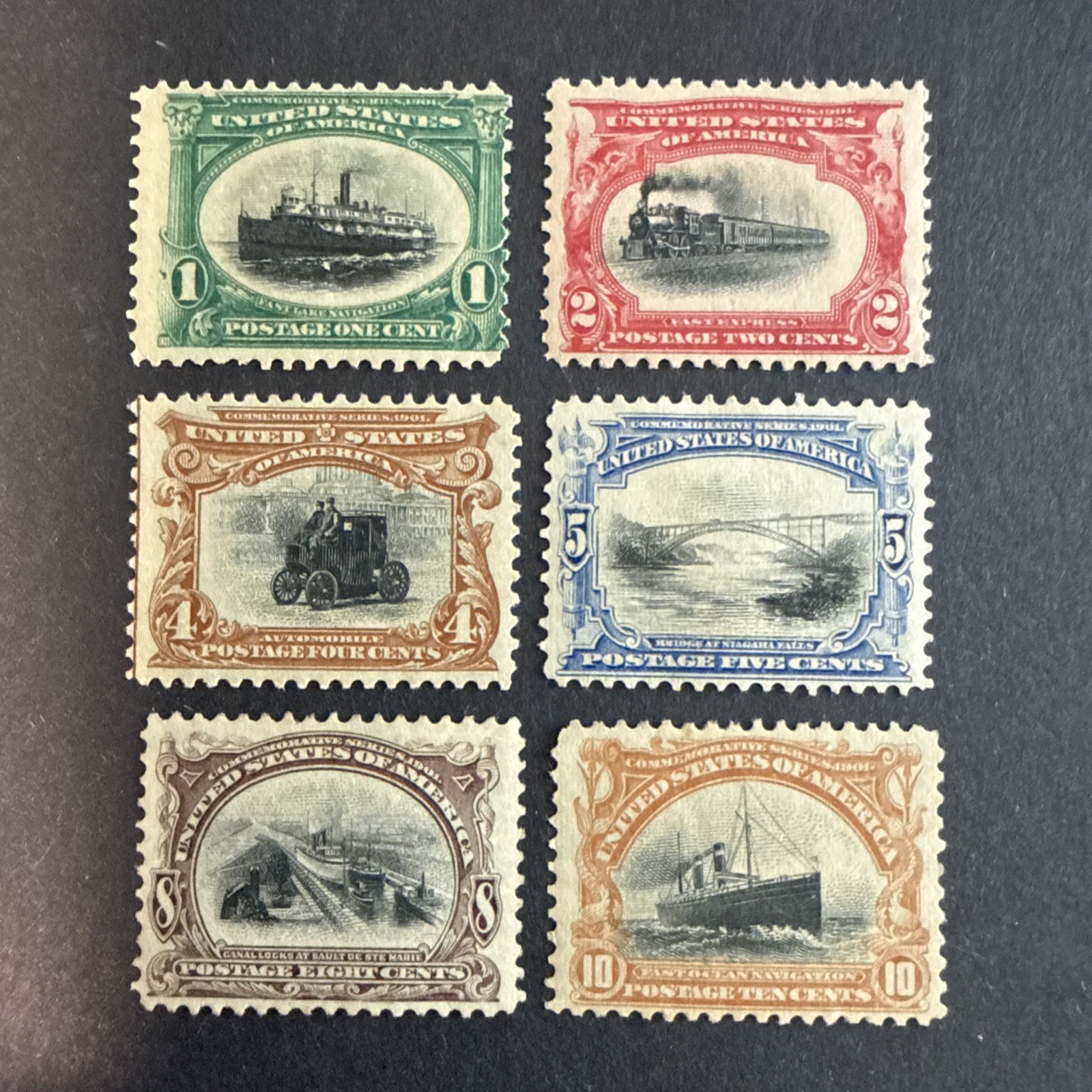 US Scott #294-299 MH Except #295 And #298 MNH US Scott #294-299 MH Except #295 And #298 MNH