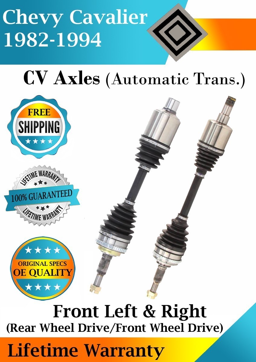 Front CV Axle For 1982-1994 Chevy Cavalier 2WD Automatic Lifetime Warranty