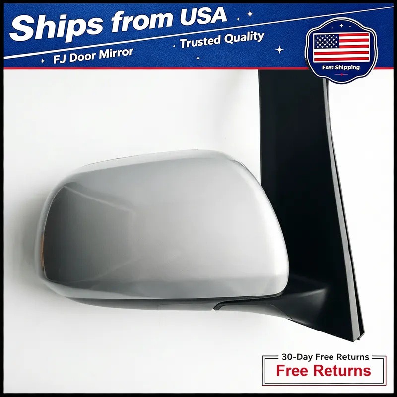 For 2013-2017 Toyota Sienna Passenger Side Mirror Blind Spot 1D6 Silver 6 PIN For 2013-2017 Toyota Sienna Passenger Side Mirror Blind Spot 1D6 Silver 6 PIN