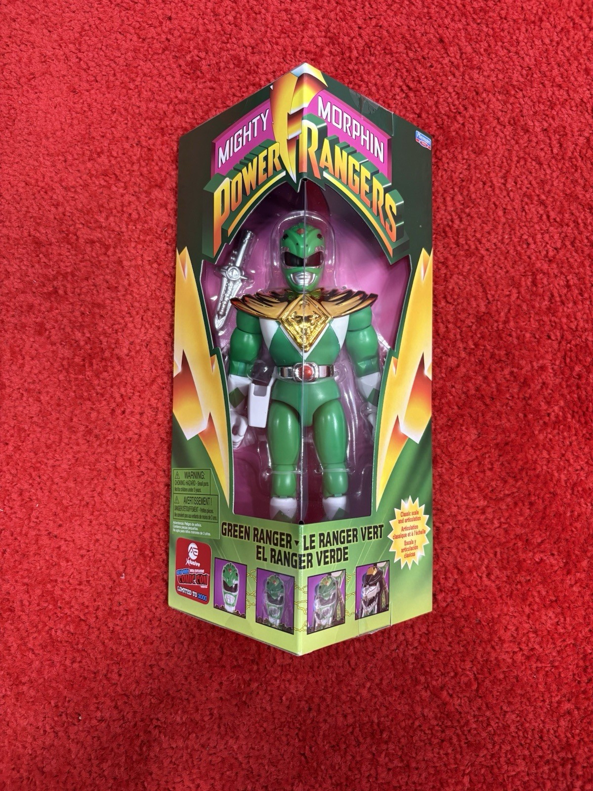 NYCC 2026 Mighty Morphin Power Rangers Classic Green Ranger Figure IN HAND NYCC 2026 Mighty Morphin Power Rangers Classic Green Ranger Figure IN HAND