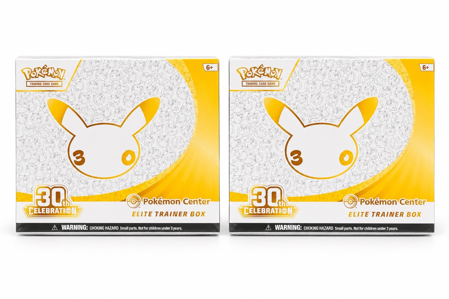 2x Pokemon Center 30th Anniversary Elite Trainer Box PKC ETB Sealed & New 2x Pokemon Center 30th Anniversary Elite Trainer Box PKC ETB Sealed & New